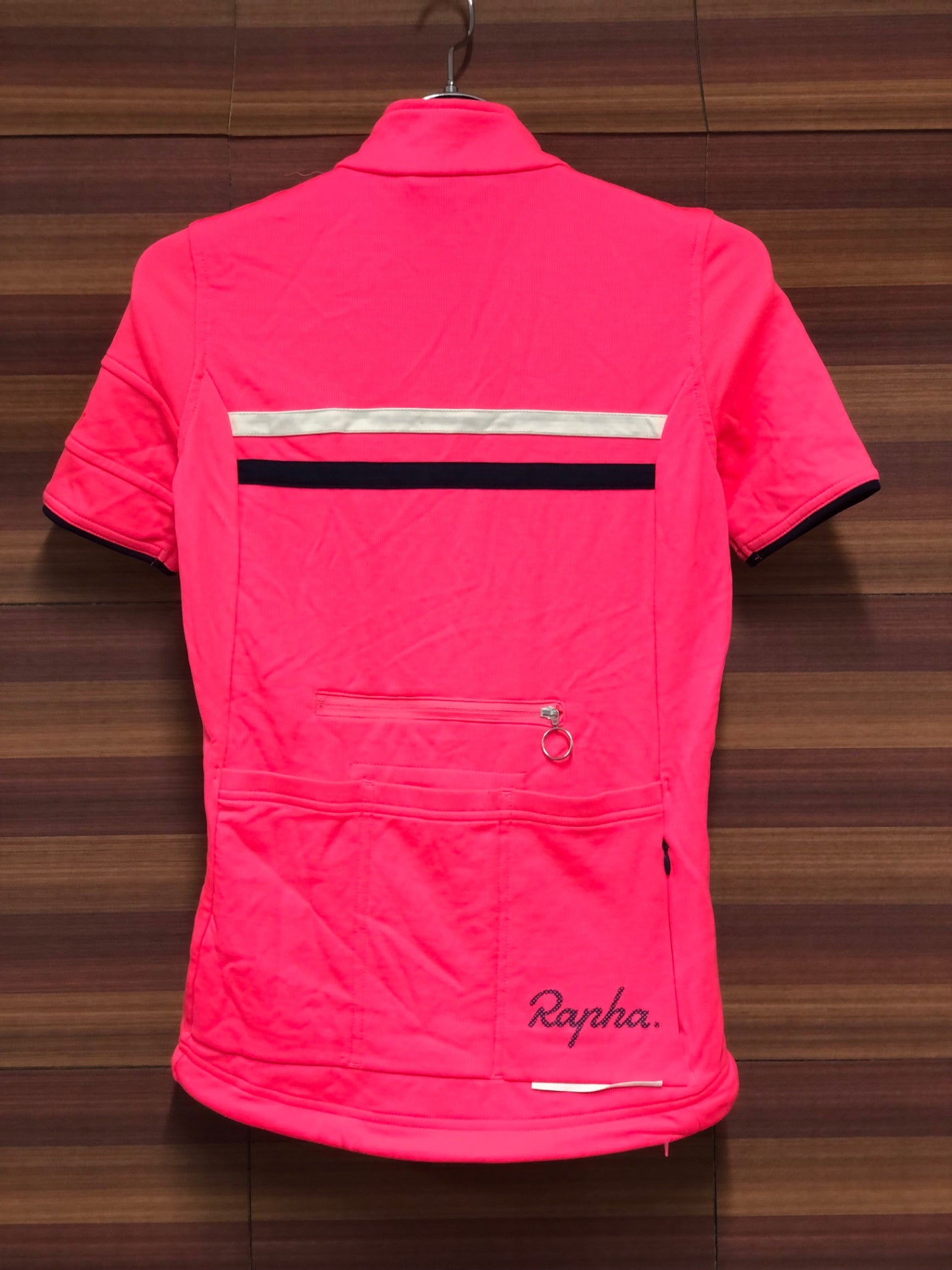 IO339 ラファ Rapha WOMEN'S SHORT SLEEVE BREVET JERESY 半袖 サイクルジャージ ピンク XXS レディース