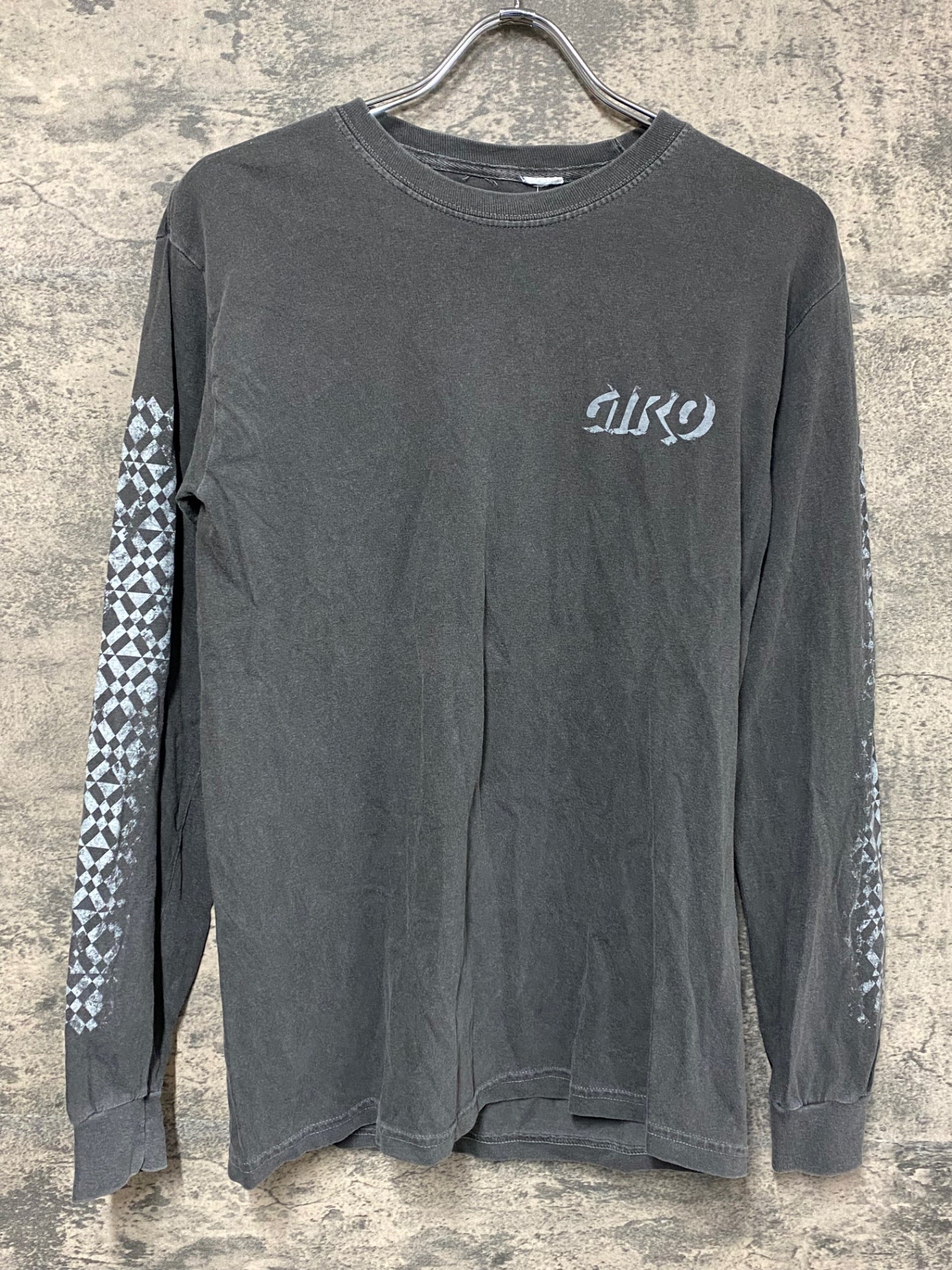IZ186 ジロ GIRO 長袖 サイクルジャージ グレー S