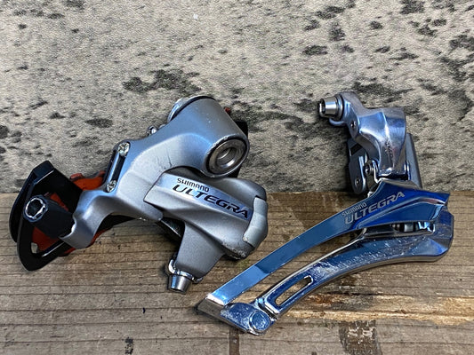 IX705 シマノ アルテグラ ULTEGRA FD-6700 RD-6700 フロント リアディレイラー セット 2x10S 取付ボルト