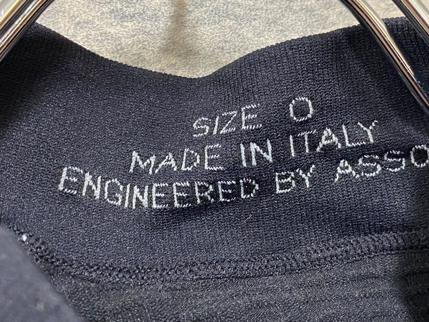 JB308 アソス assos SKINFOIL 4.4 長袖 ベースレイヤー 黒 白 SIZE 0 WINTER