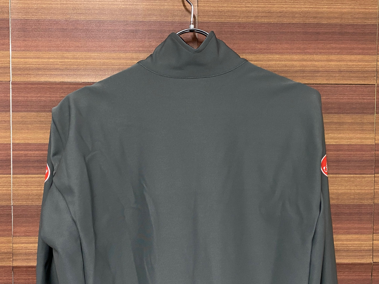 IT365 カステリ CASTELLI ロッソコルサ ROSSO CORSA perfetto 長袖 サイクルジャケット グレー L GORE-TEX INFINIUM