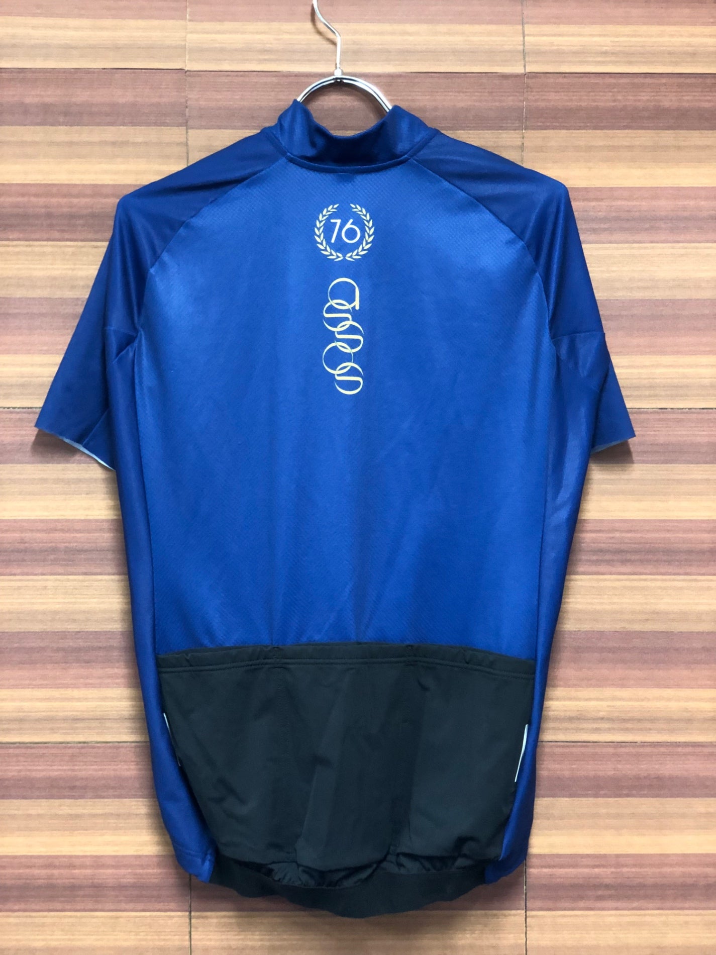 IL976 アソス assos ForToni short sleeve jersey 半袖サイクルジャージ 紺 M ほつれ