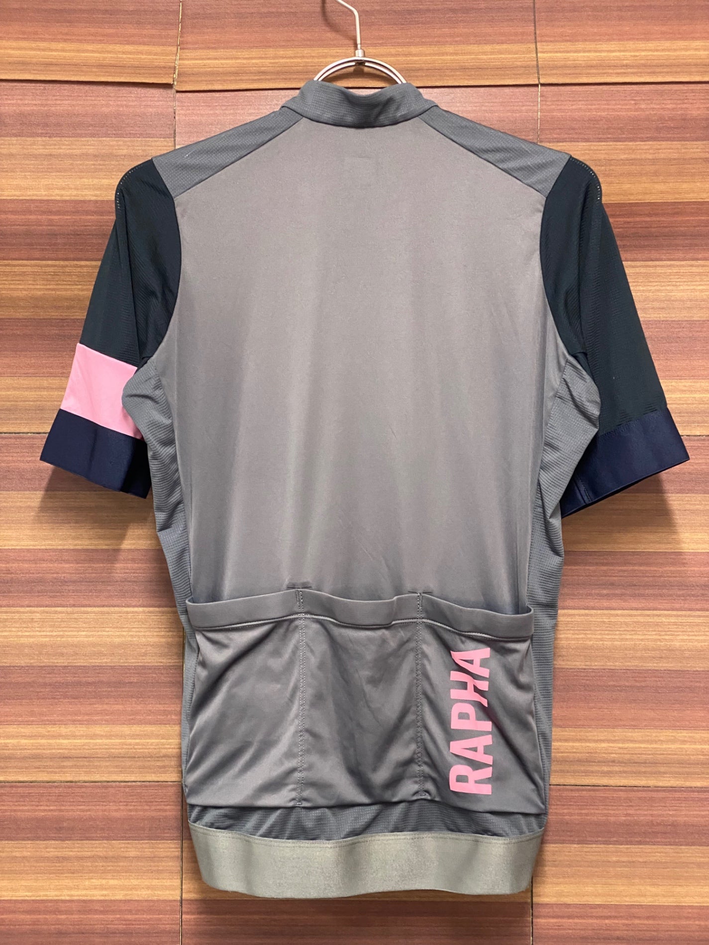 IV110 ラファ Rapha PRO TEAM TRAINING JERSEY 半袖サイクルジャージ グレー S