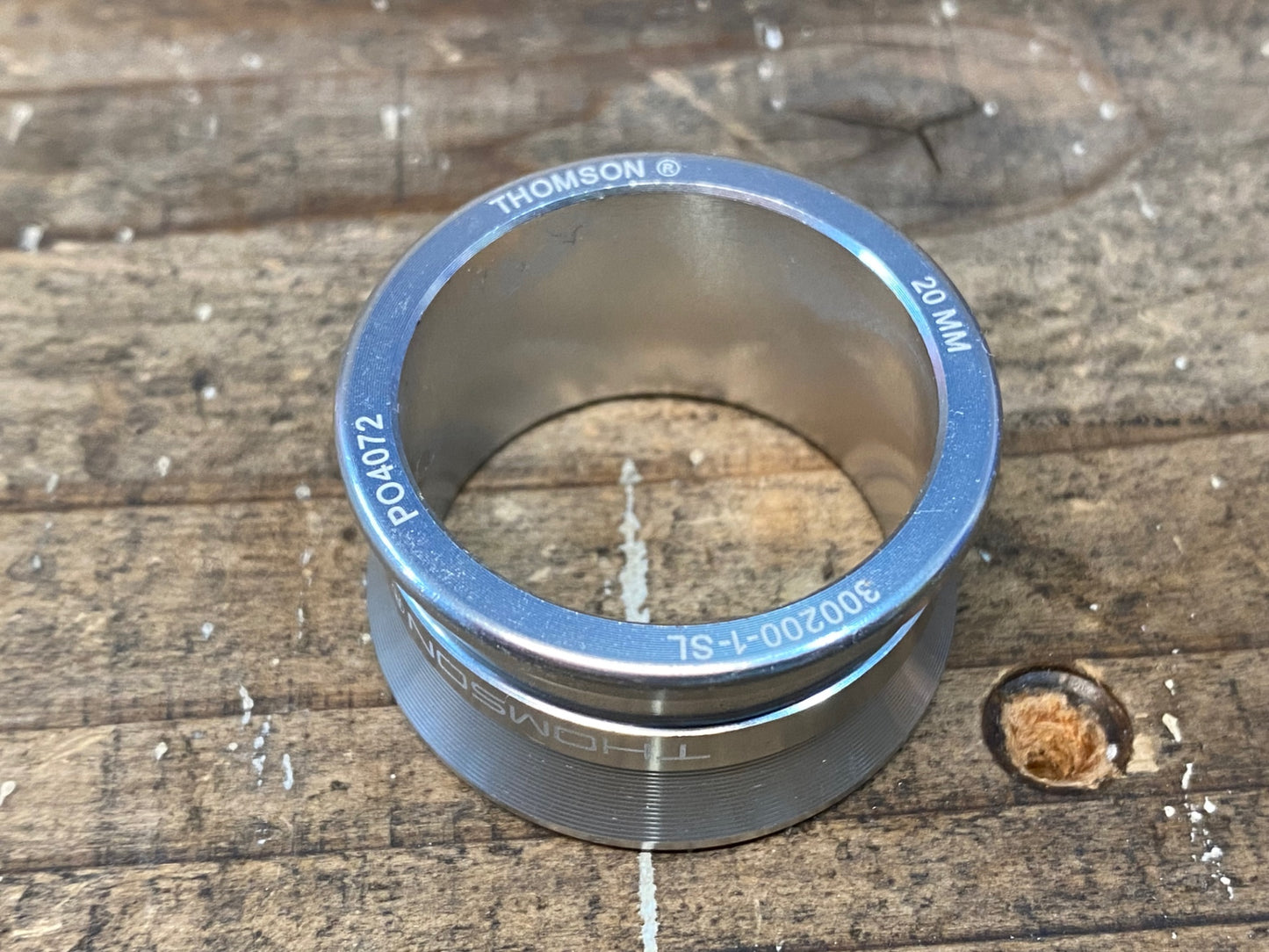 IP702 トムソン THOMSON コラムスペーサー シルバー ステンレススチール 5.10.20mm