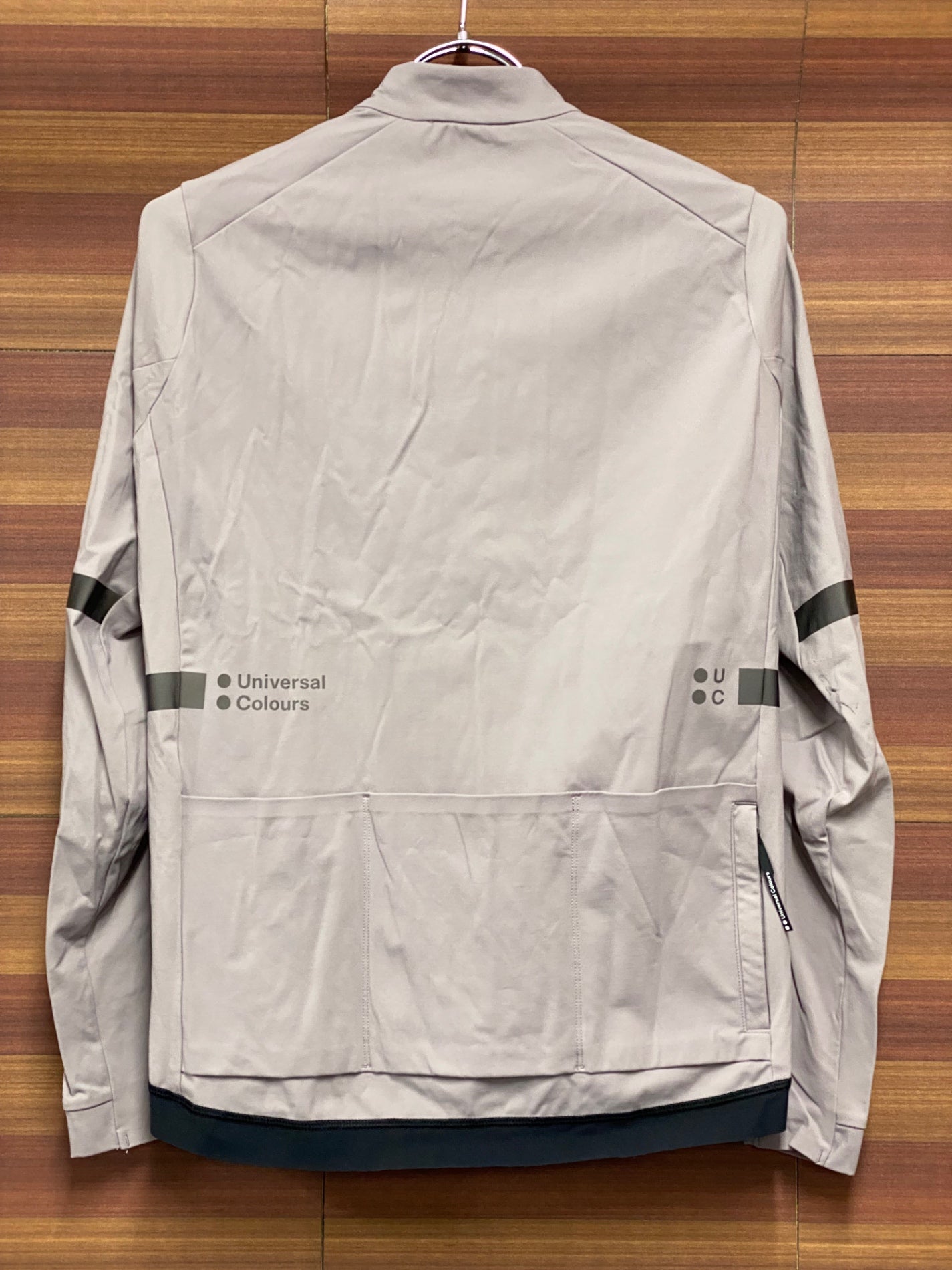 IU214 ユニバーサルカラーズ Universal Colours 長袖 サイクルジャージ 薄紫 M 裏起毛