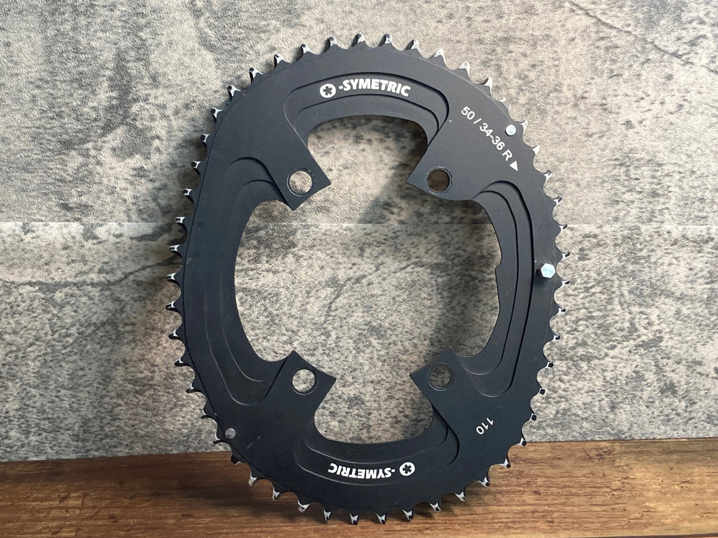 IY063 オーシンメトリック O.SYMETRIC External アウター チェーンリング 50T シマノ FC-R9100対応