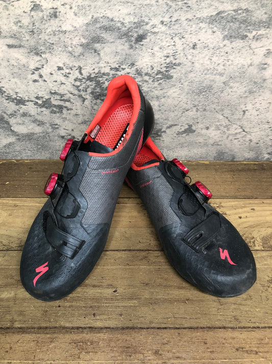 IP623 スペシャライズド SPECIALIZED S-WORKS 7 RD ビンディングシューズ SPD-SL EU40 黒赤 ※ソール傷