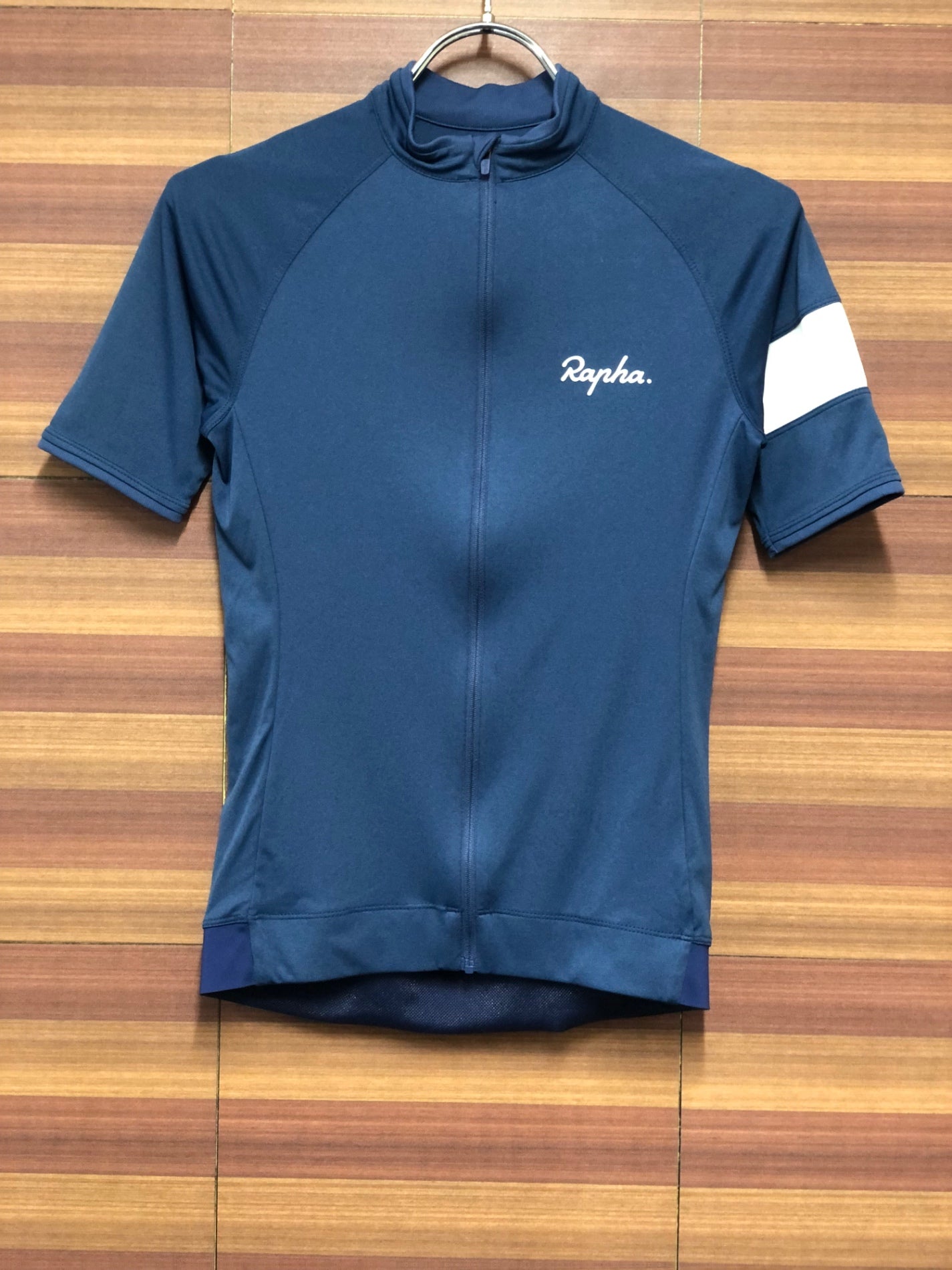 IH420 ラファ Rapha WOMEN'S CORE JERSEY 半袖サイクルジャージ 青 XS