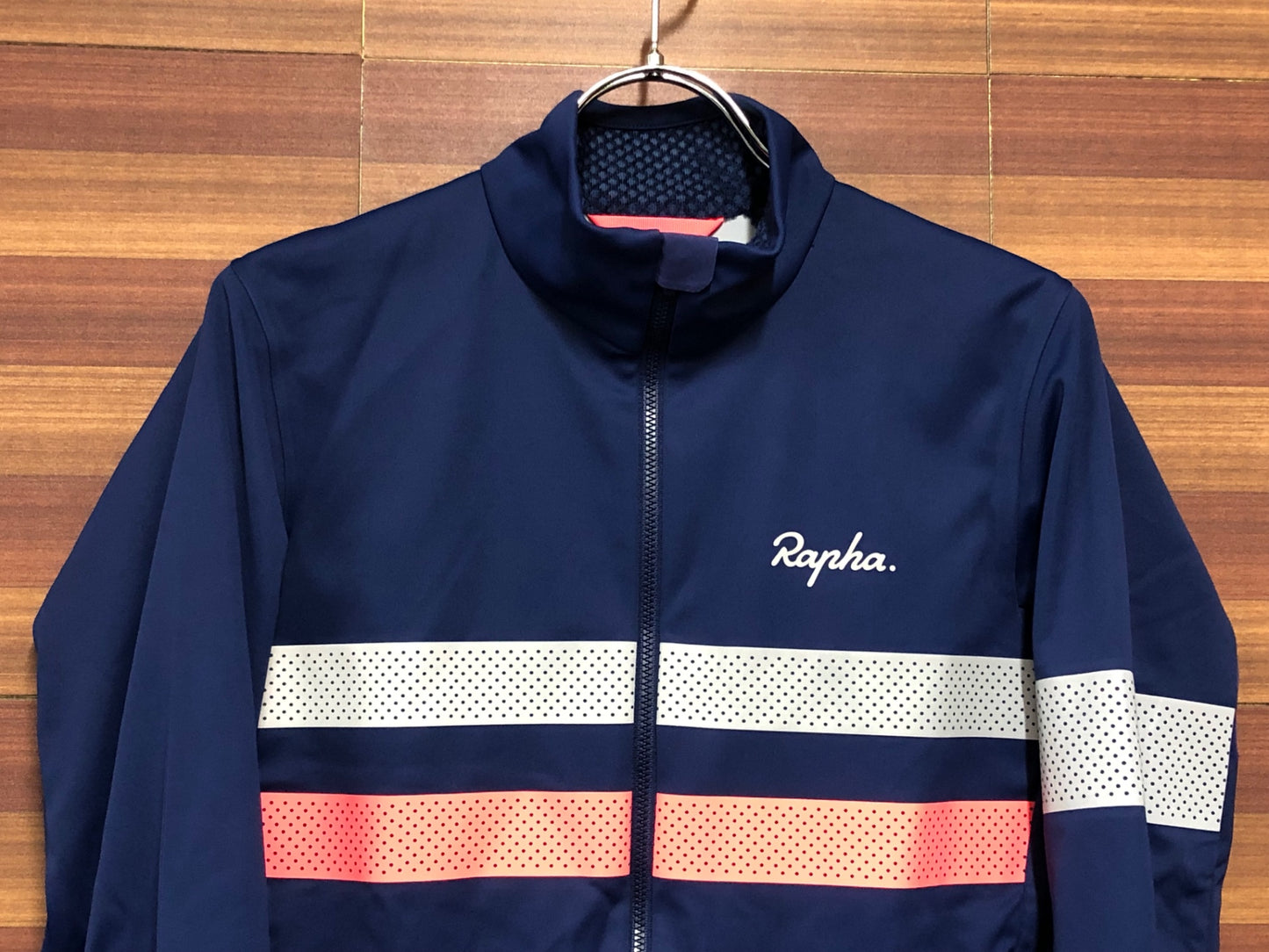 IK544 ラファ Rapha MENS BREVET INFINIUM LONG SLEEVE JERSEY GORE-TEX 長袖 サイクルジャージ 紺 S