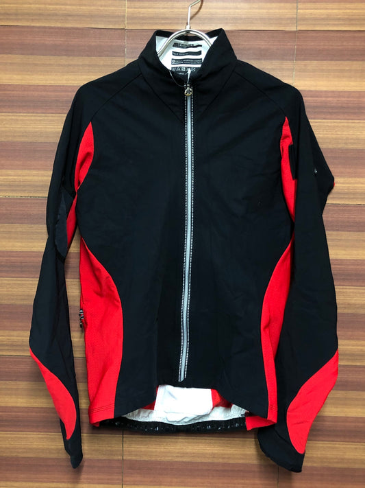 IO178 アソス assos iJ.habu5 長袖 サイクルジャケット 赤 黒 M 裏起毛