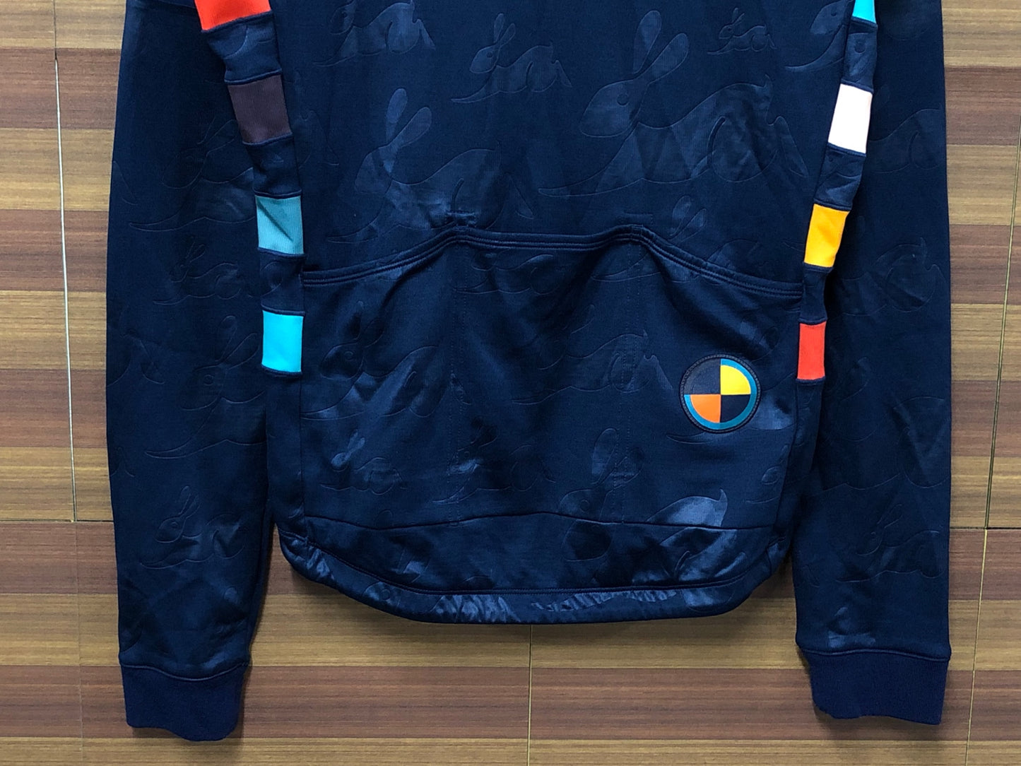 IQ321 ラファ ポールスミス Rapha RCC + Paul Smith クラシックロングスリーブジャージ CLASSIC LONG SLEEVE JERSEY 長袖 サイクルジャージ 紺 M