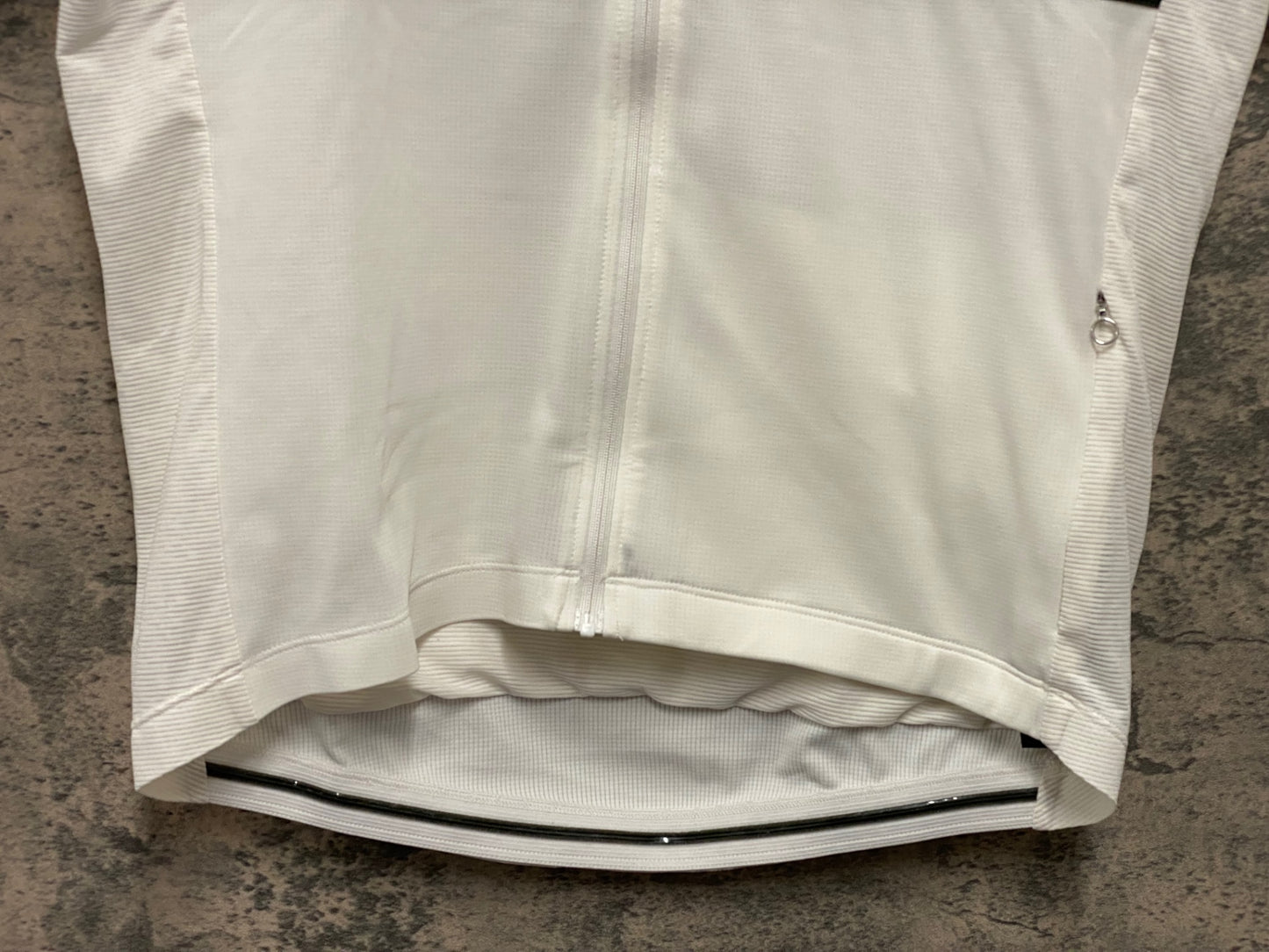 JB052 ラファ Rapha BREVET LIGHTWEIGHT JERSEY 半袖 サイクルジャージ 白 L