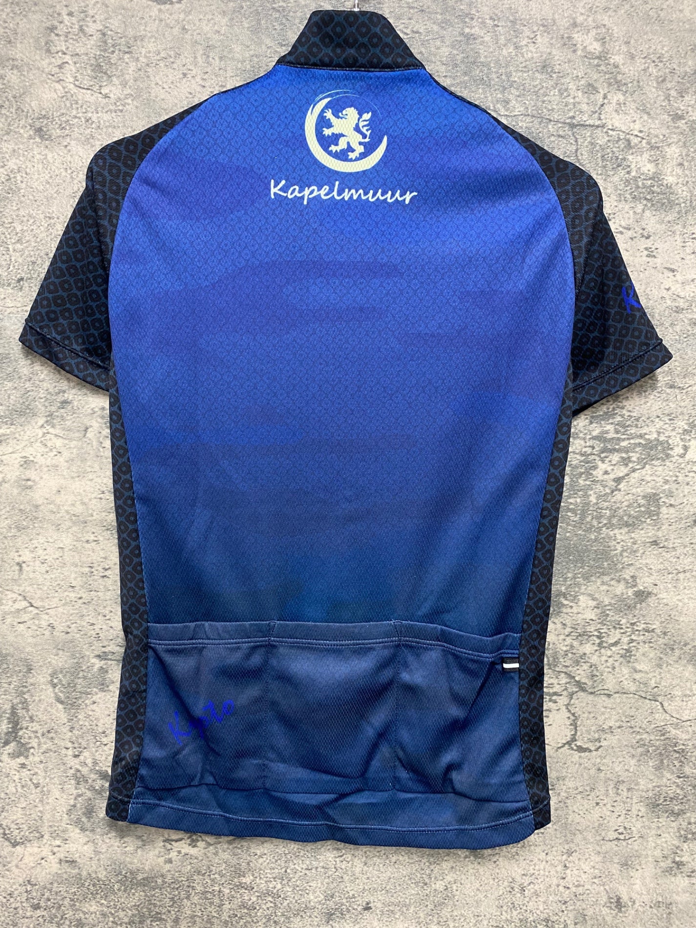 JB074 カペルミュール KAPELMUUR 半袖 サイクルジャージ 紺 S