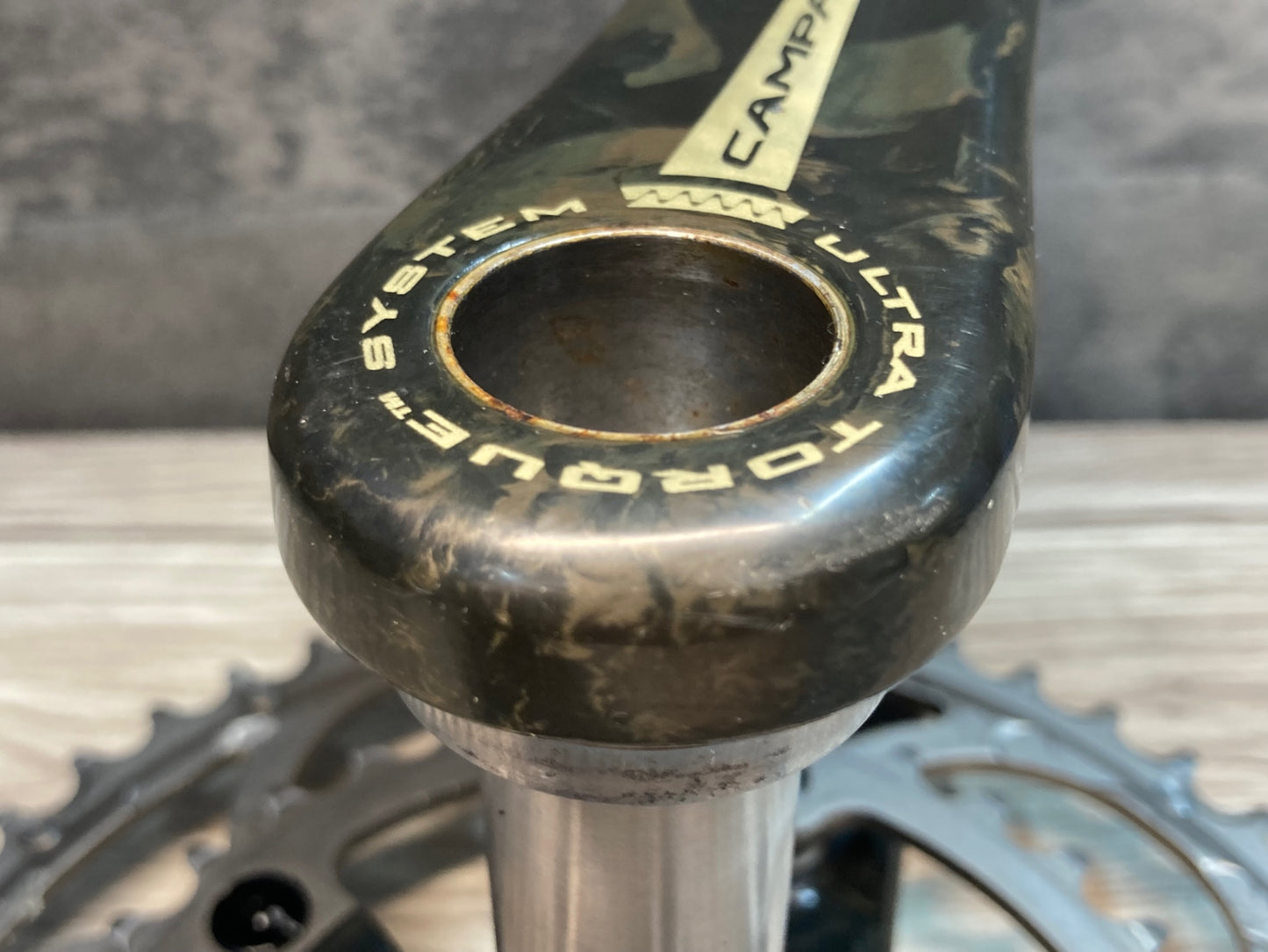 IS654 カンパニョーロ Campagnolo レコード コンパクト Record CT カーボン クランクセット ウルトラトルク 50/34T 170mm PCD110 BB付属