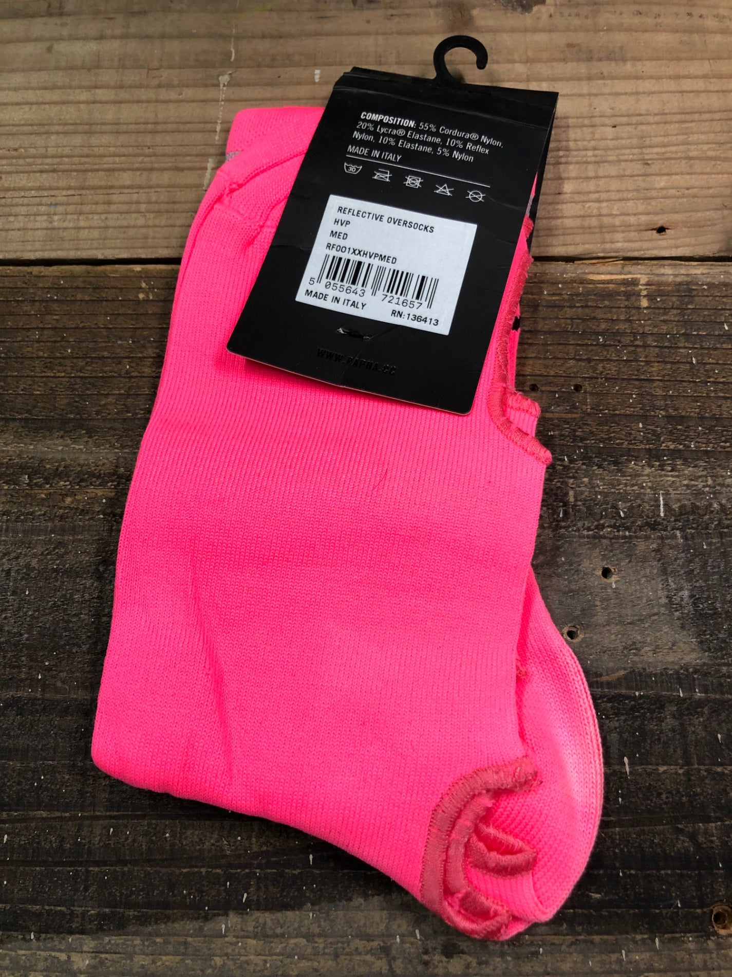 IO648 ラファ Rapha 反射 シューズカバー M ピンク