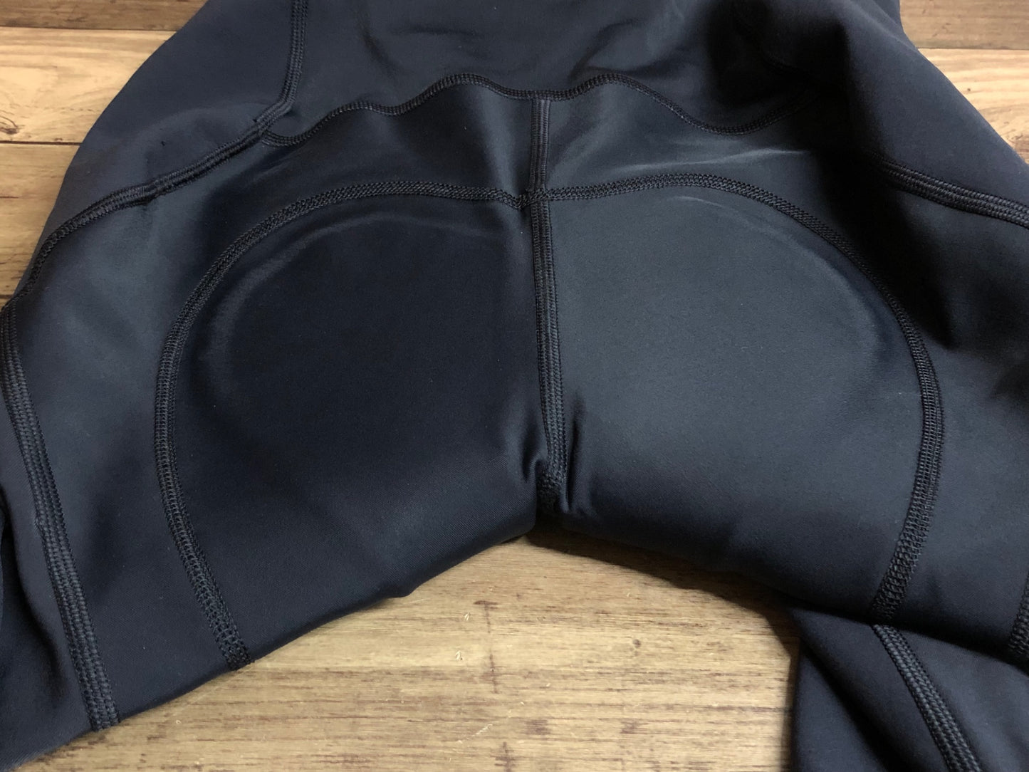 IP098 ラファ Rapha PRO TEAM WINTER TIGHTS WITH PAD Ⅱ ビブタイツ 黒 S 裏起毛 ※擦れ