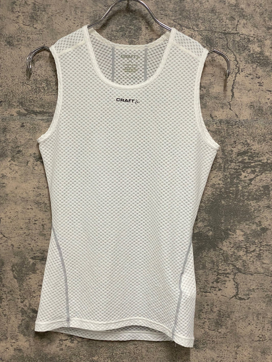 IZ551 クラフト CRAFT ノースリーブ べースレイヤー 白 XS