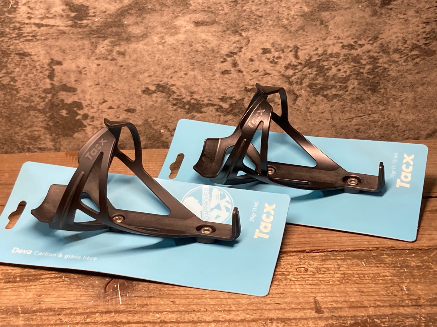 IT329 タックス Tacx Deva カーボン ボトルケージ 黒 2個セット