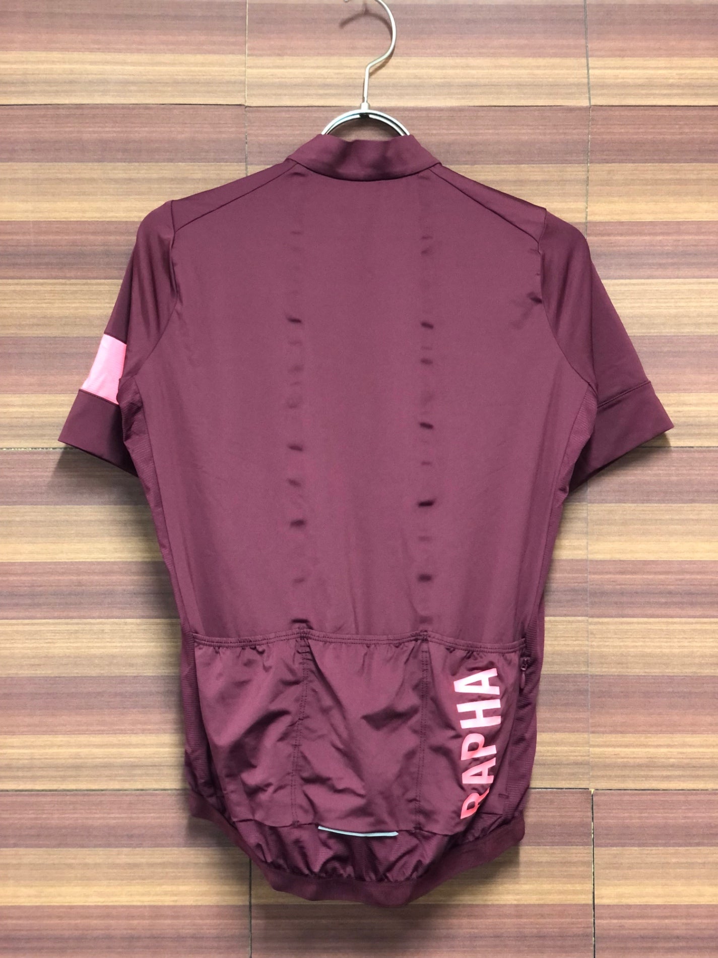 IO160 ラファ Rapha PRO TEAM TRAINING JERSEY Ⅱ 半袖 サイクルジャージ バーガンディ S