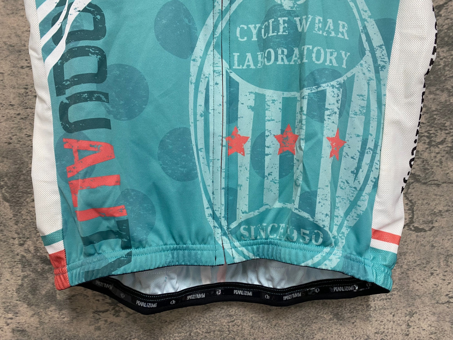 IQ037 パールイズミ Pearlizumi 半袖 サイクルジャージ XL 総柄