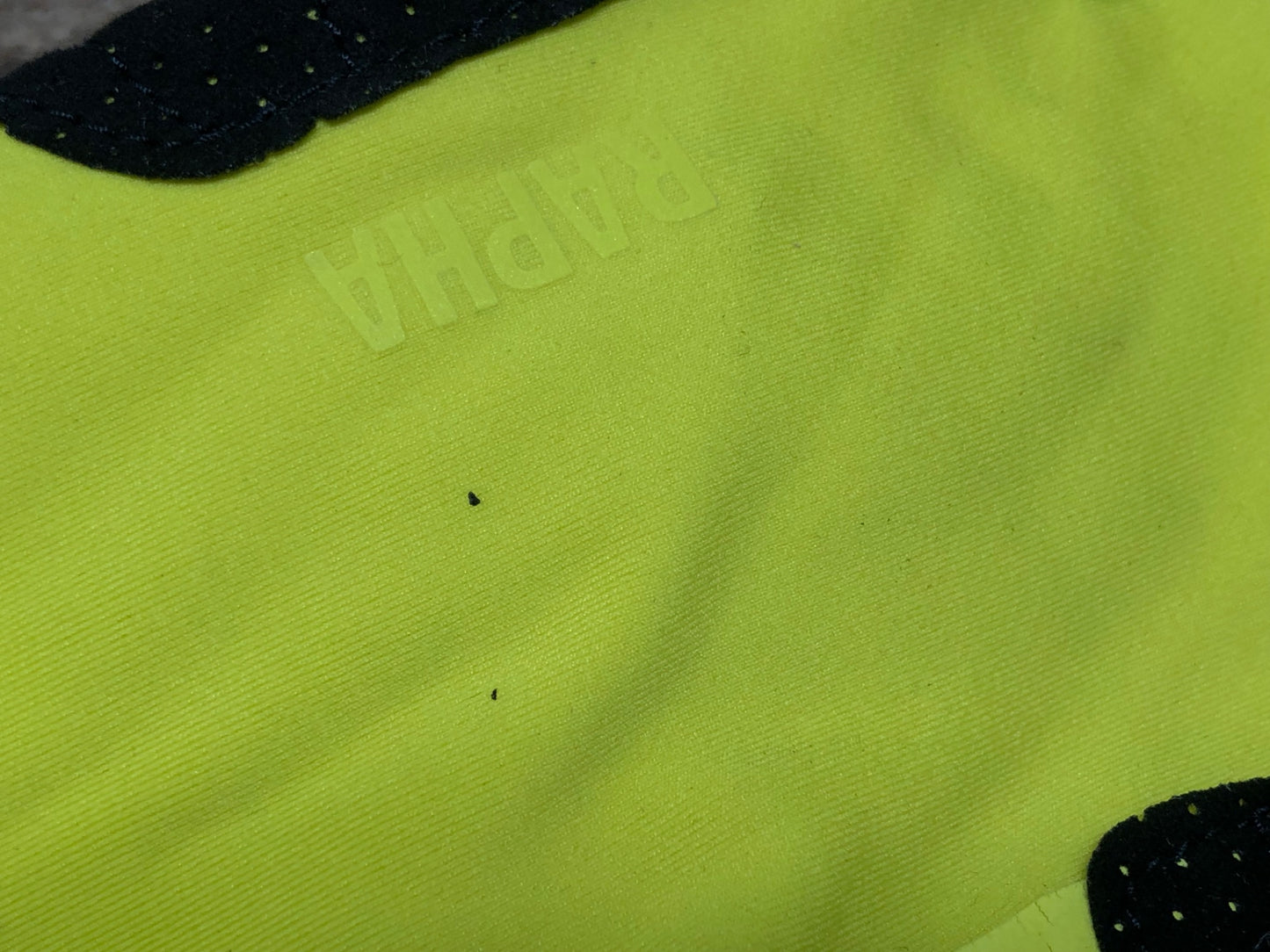 IW759 ラファ Rapha PRO TEAM GLOVES 長指 グローブ 黄 M 汚れ