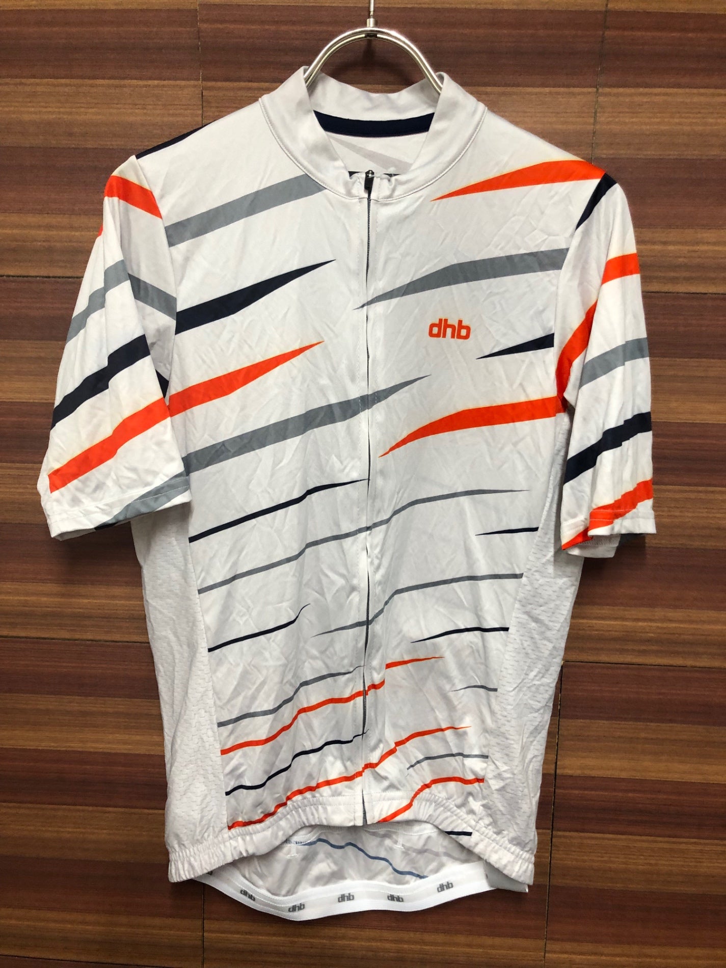 IU235 dhb BLOK 半袖 サイクルジャージ 白 XS