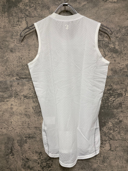 IV918 パールイズミ PEARL iZUMi ノースリーブ ベースレイヤー 白 S メッシュ