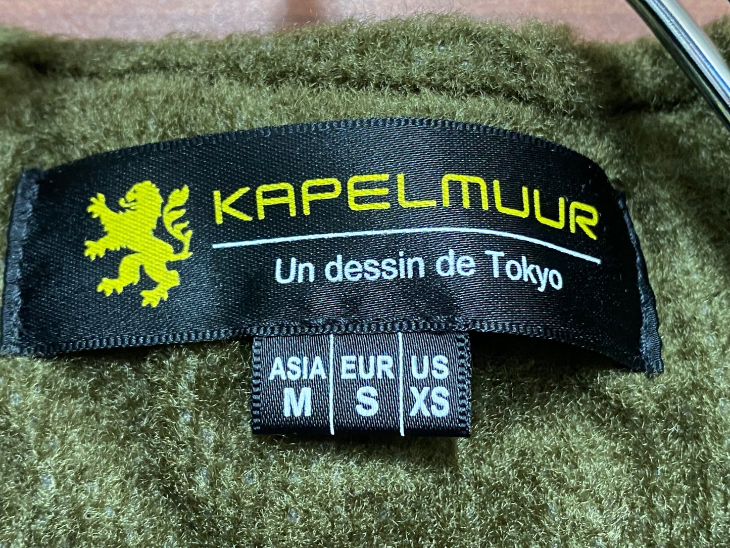 IH591 カペルミュール KAPELMUUR 長袖 サイクルジャケット 緑 カーキ M 裏起毛