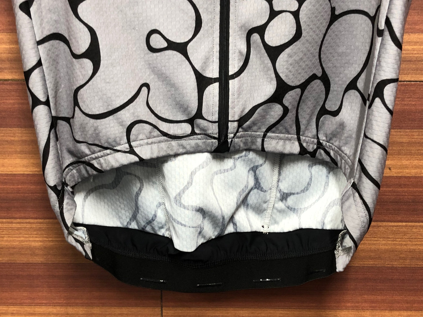 IO232 アソス assos FASTLANE GT 半袖サイクルジャージ グレー L 小ほつれ