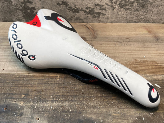 IP970 プロロゴ prologo SCRATCH PRO TR サドル 白 134mm Nackレール ※座面汚れ