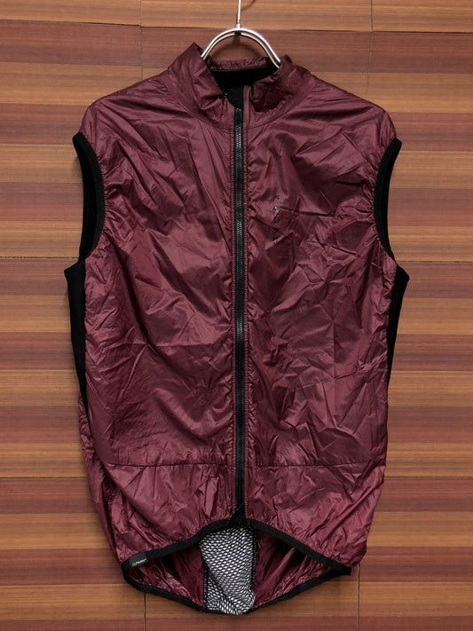IO234 ペダレッド PEdAL ED MIRAI Alpha VEST サイクルベスト ジレ バーガンディー L POLARTEC