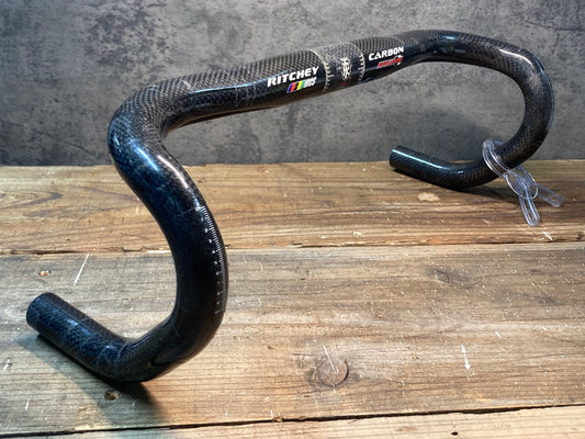 IN451 リッチー RITCHEY WCS CARBON EVOLUTION カーボン ドロップハンドル ブラケット部C-C400mm Φ31.8