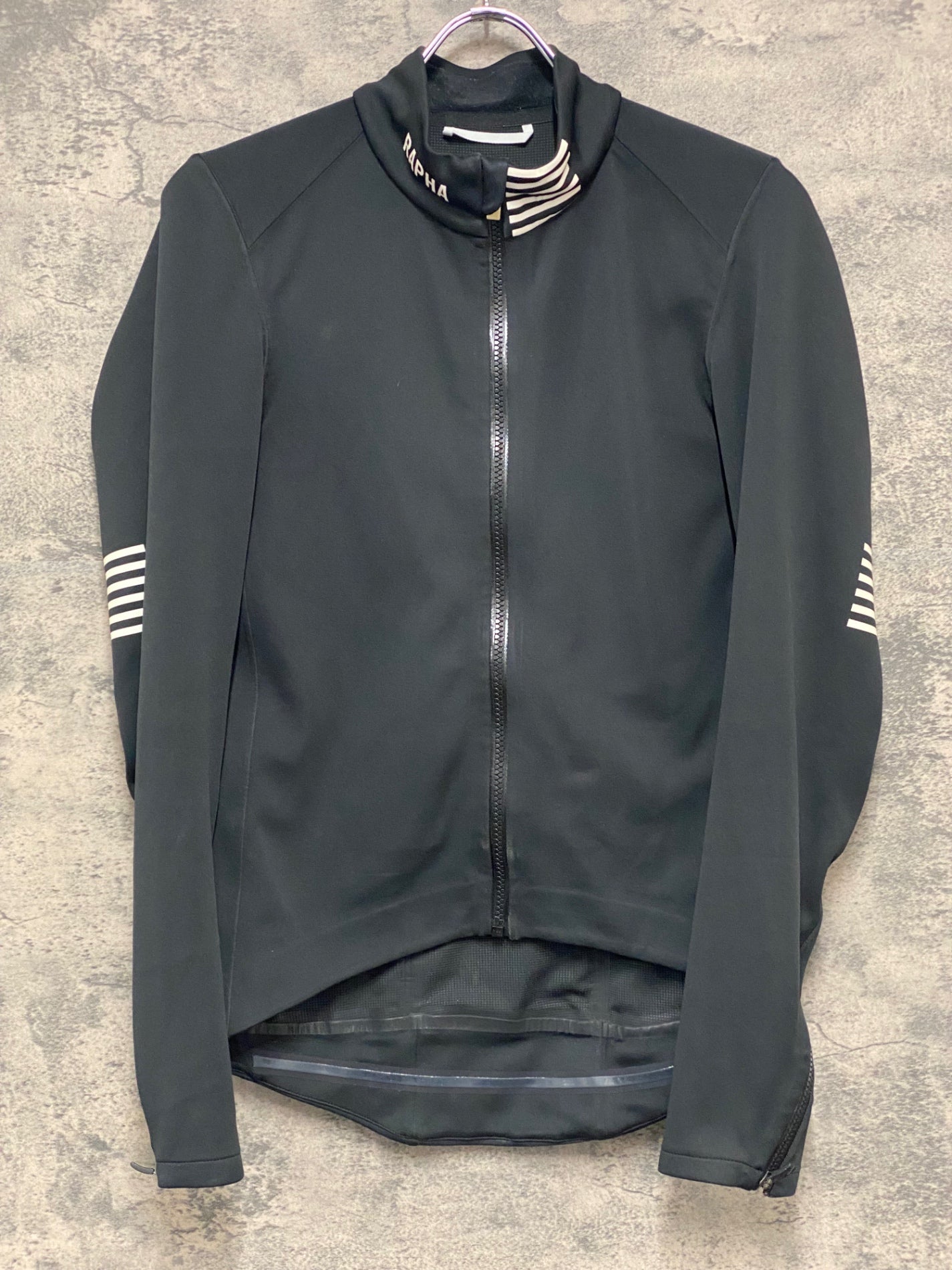 IY090 ラファ Rapha PRO TEAM SOFTSHELL JACKET 長袖 サイクルジャケット 黒 S