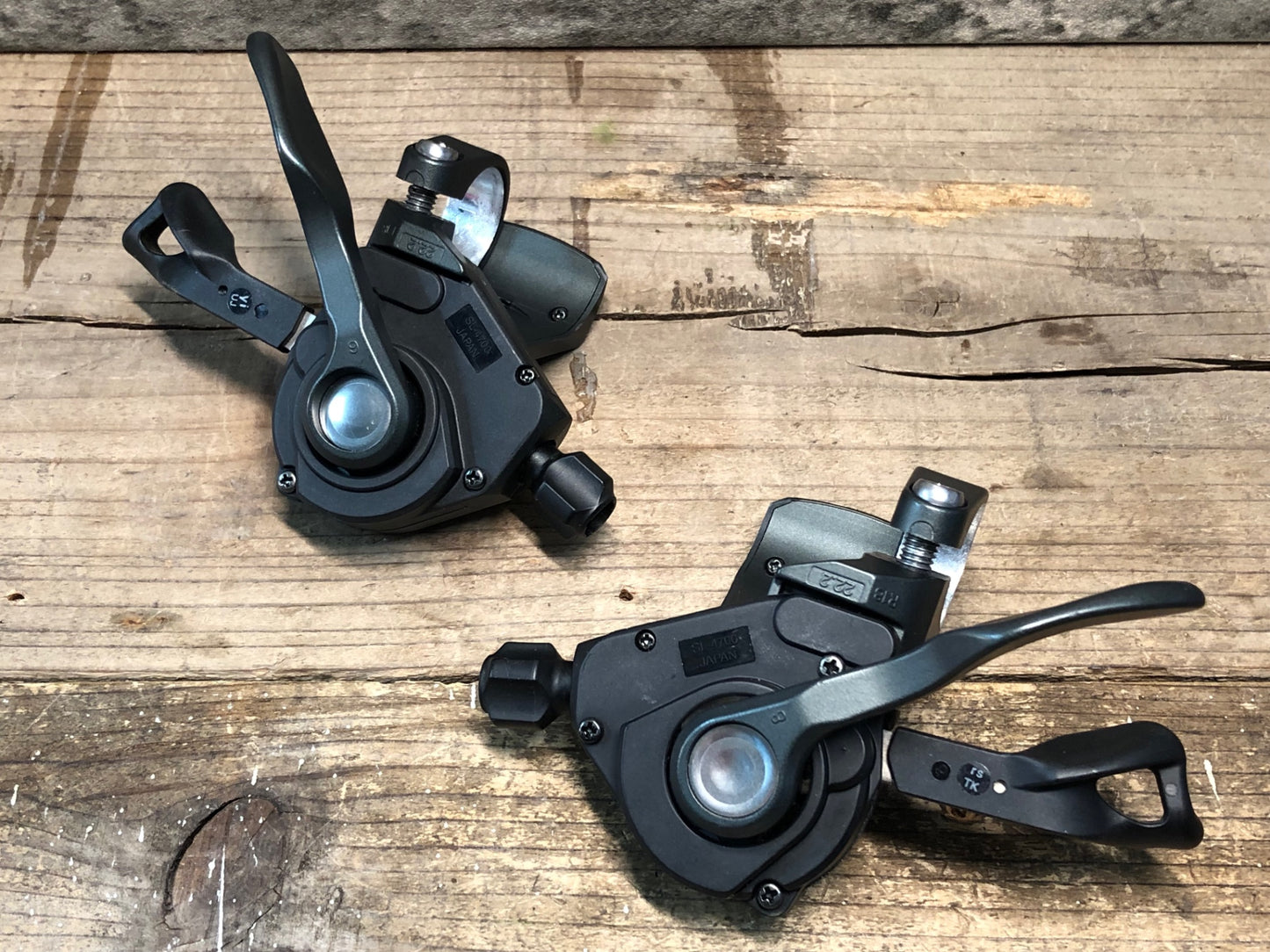 IT427 シマノ SHIMANO ティアグラ Tiagra SL-4700 シフトレバー 左右セット 2x10S Φ22.2