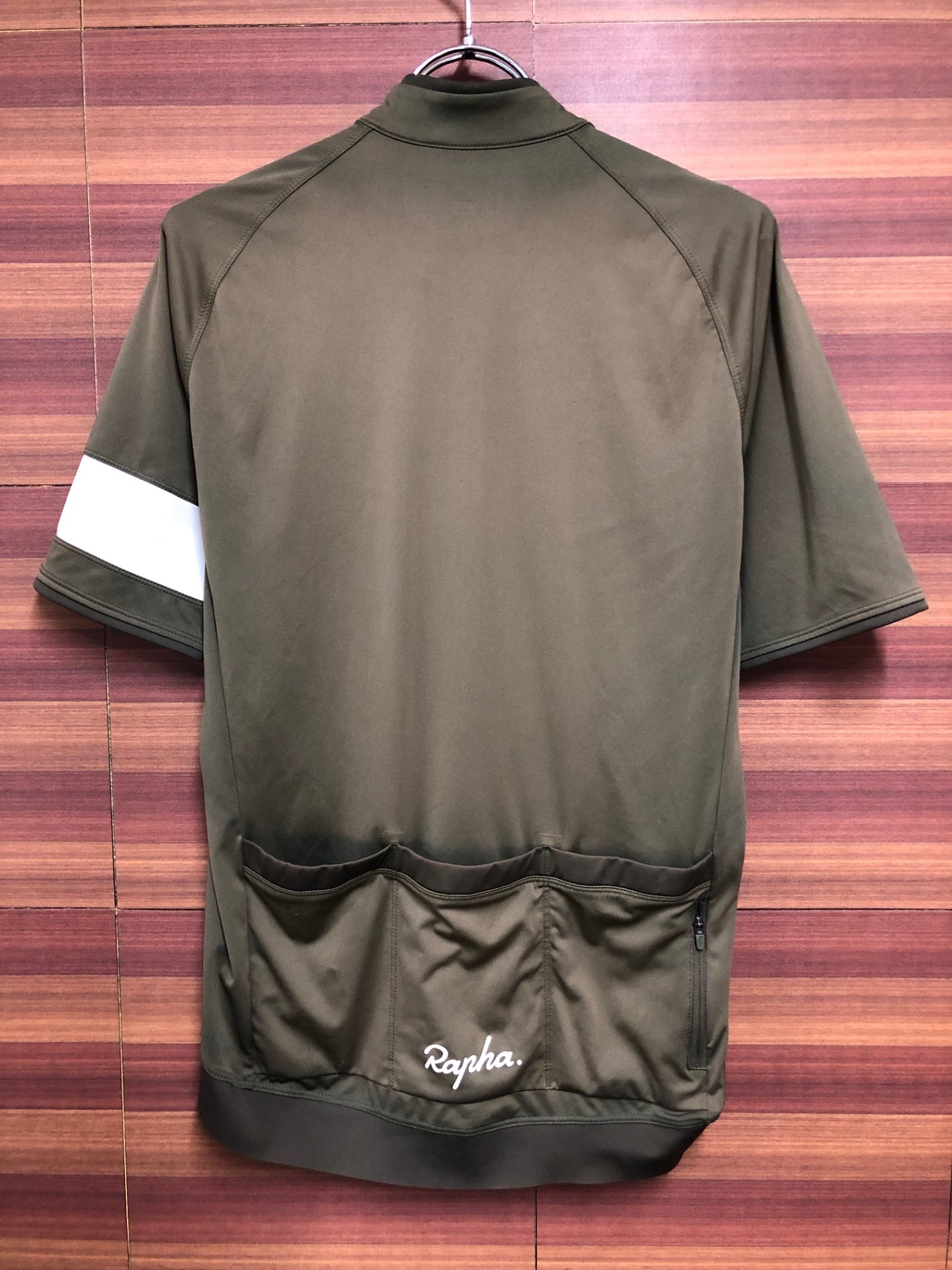 HR469 ラファ Rapha コアジャージ CORE JERSEY 半袖 サイクルジャージ オリーブ L