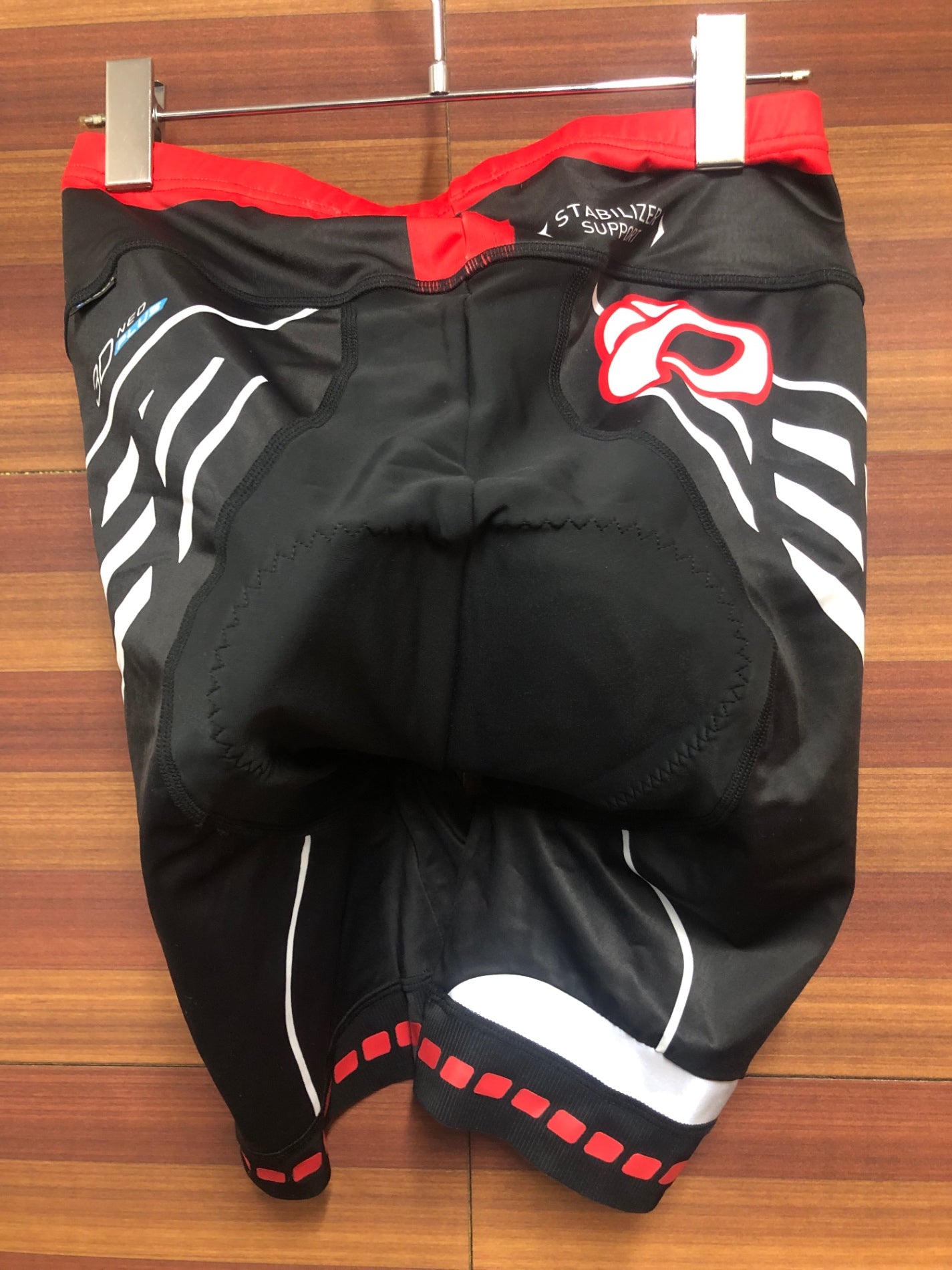 IN104 パールイズミ PEARL iZUMi レーサーパンツ XL 黒赤白