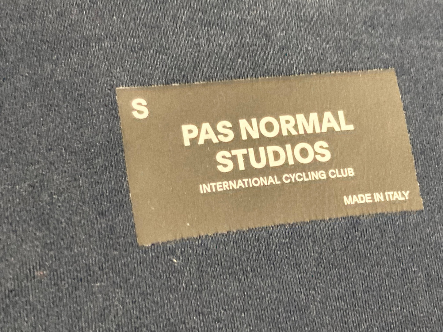 IY137 パスノーマルスタジオ PAS NORMAL STUDIOS 長袖 サイクルジャージ S ネイビー