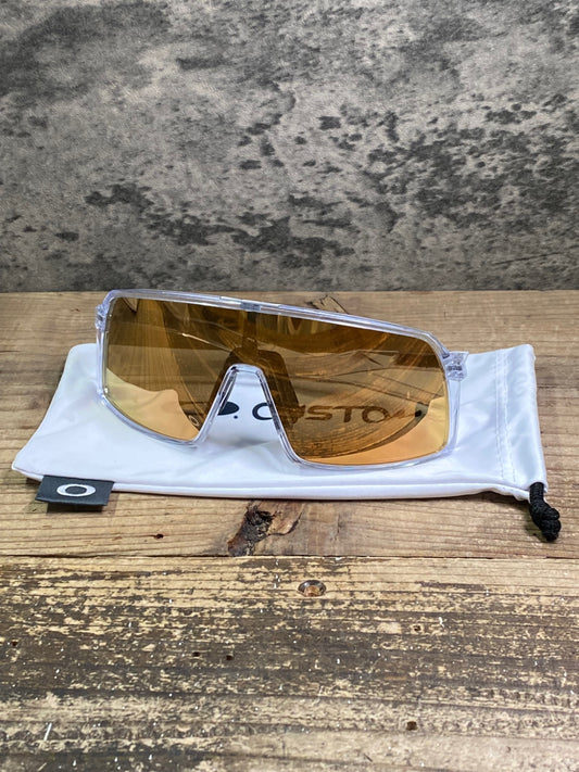 IU397 オークリー OAKLEY SUTRO サングラス アイウェア クリア レンズゴールド ※レンズ傷