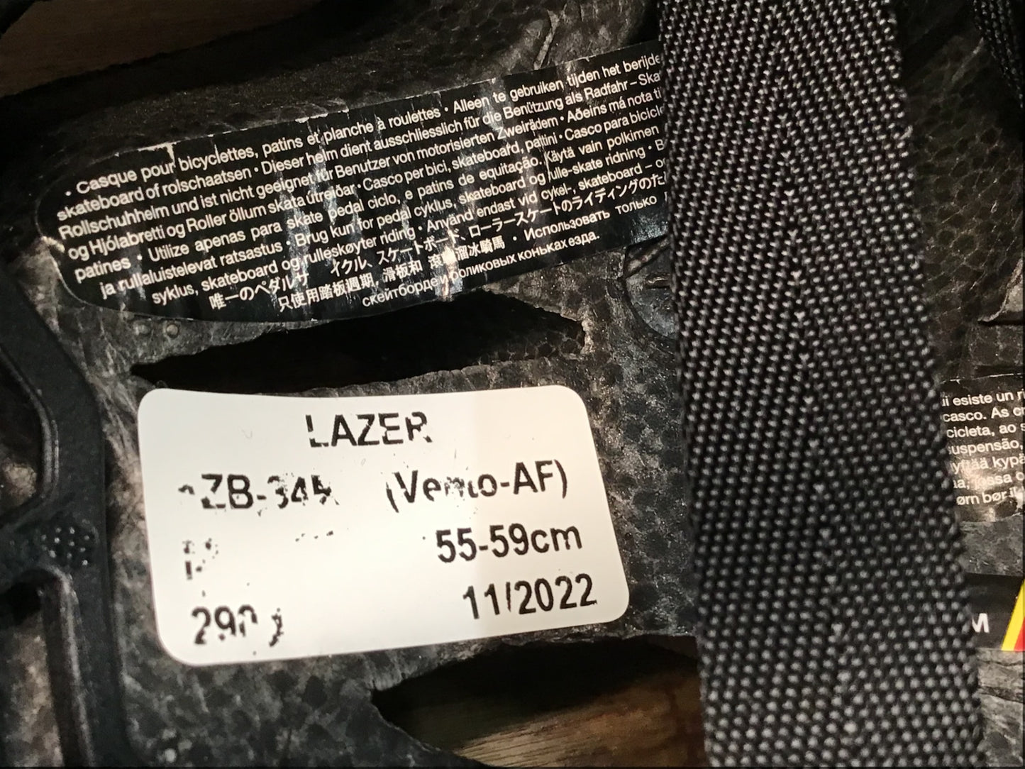 IL741 レーザー LAZER Red Bull Wout van Aert VENT KINETICORE ヘルメット 青 M 55-59cm 2022/11製造 ※あご紐汚れ