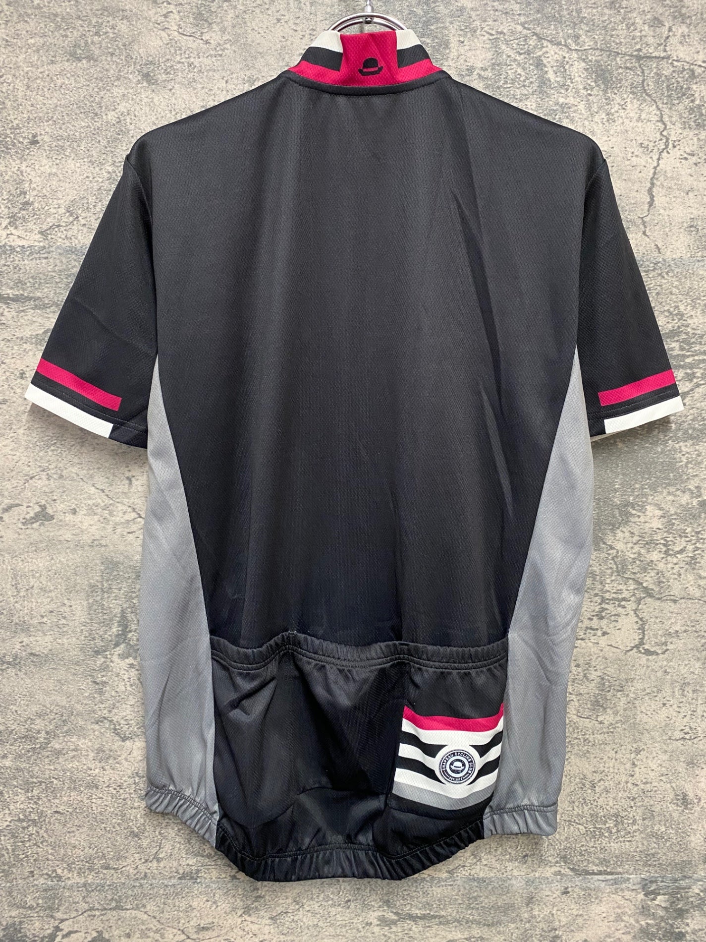 JB759 シャポー CHAPEAU! 半袖 サイクルジャージ 紺 M