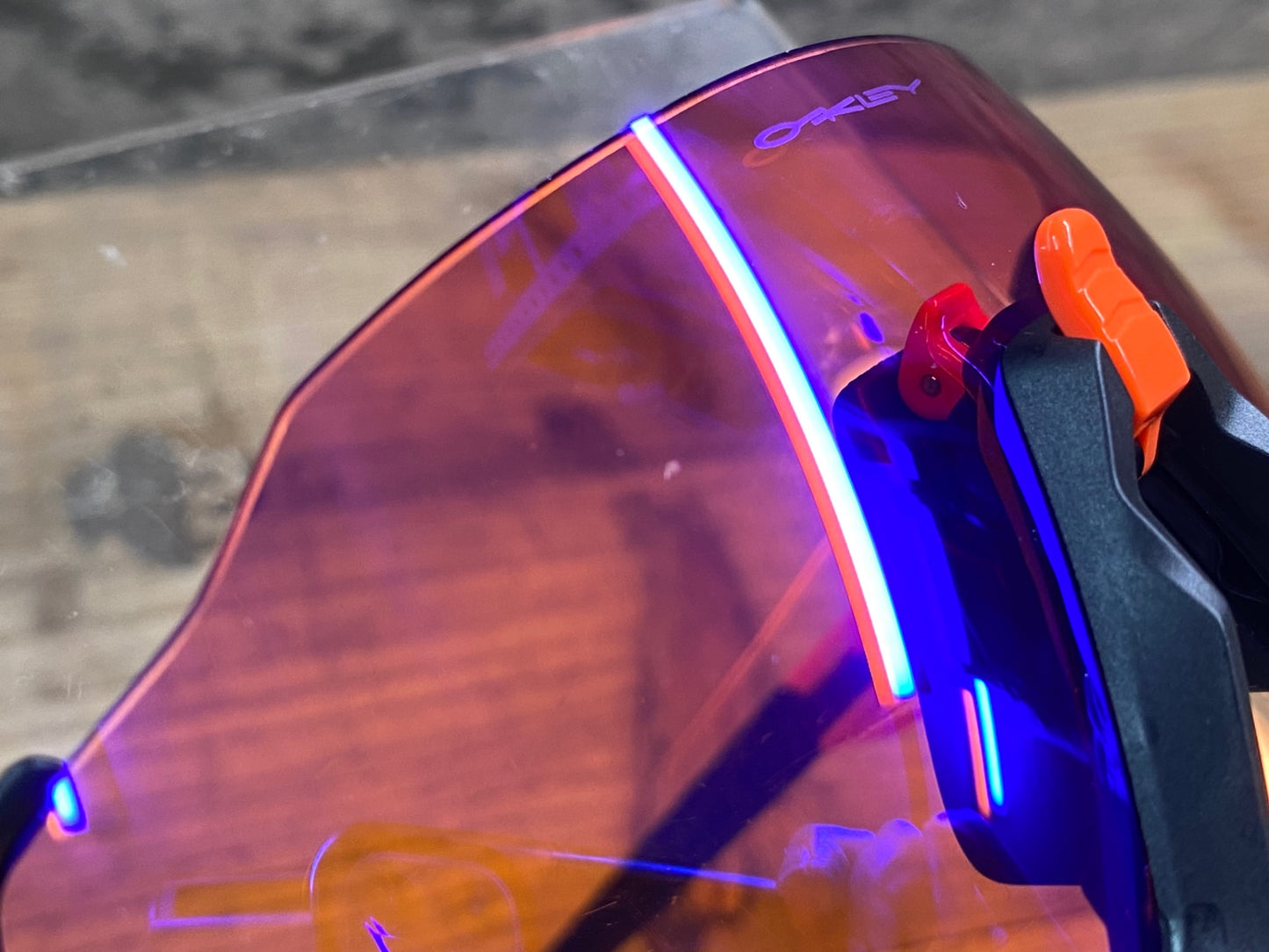 IZ758 オークリー OAKLEY FLIGHTJACKET サングラス アイウェア オレンジ 黒 PRIZM