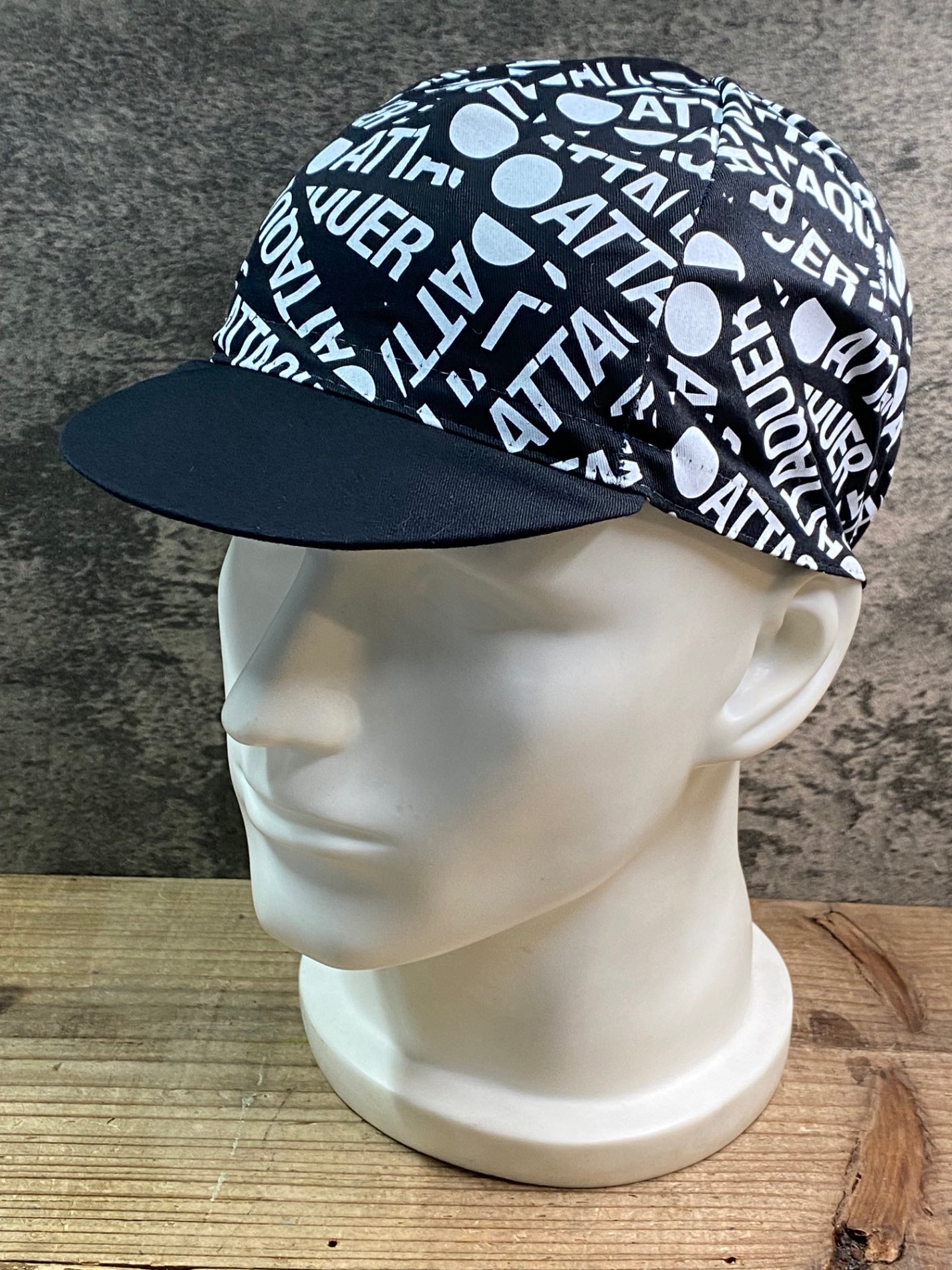 JA625 アタッカー ATTAQUER サイクルキャップ 黒 ワンサイズ