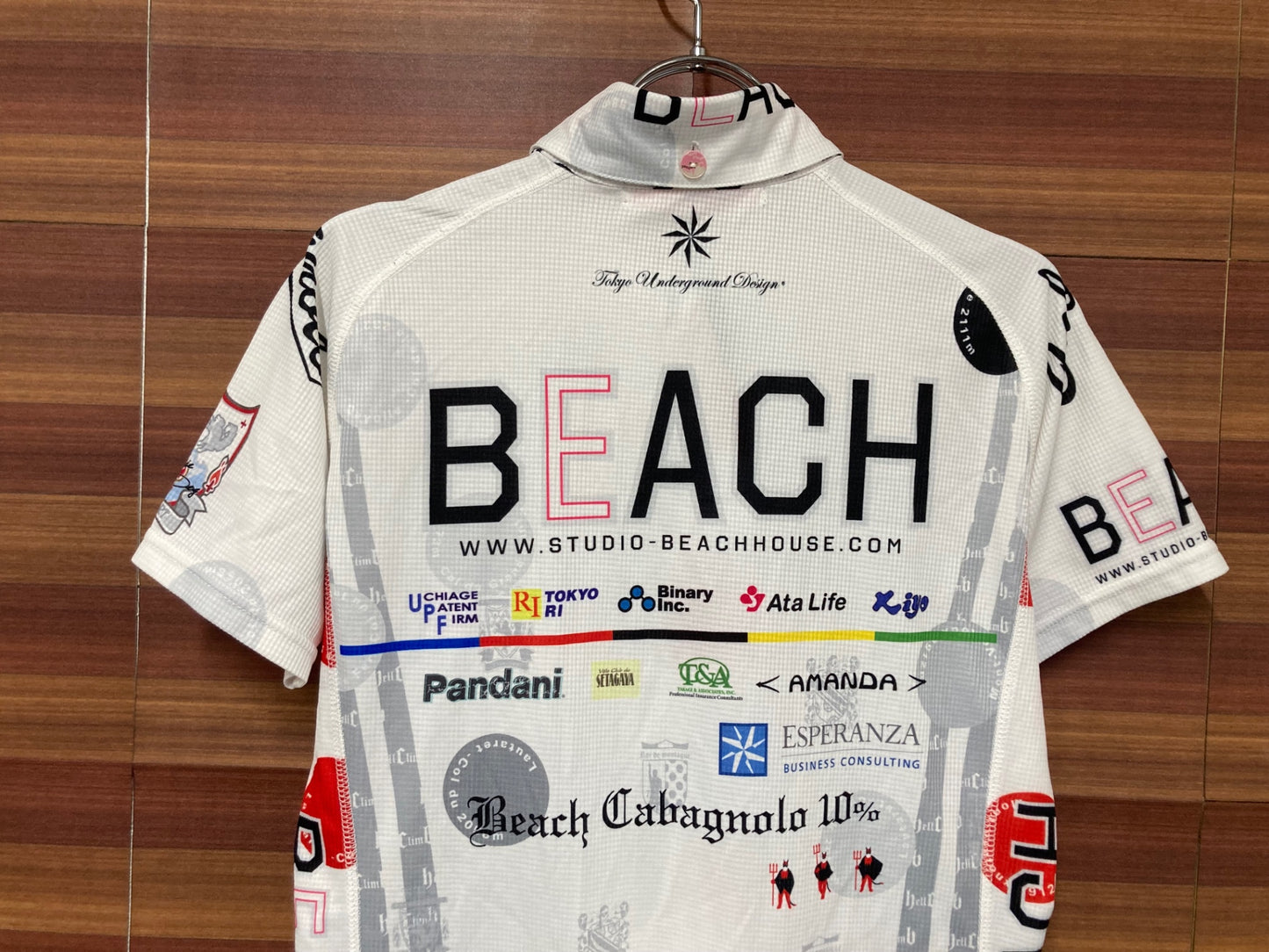 IF147 パンダーニ Pandani 半袖 サイクルジャージ 白 Mサイズ