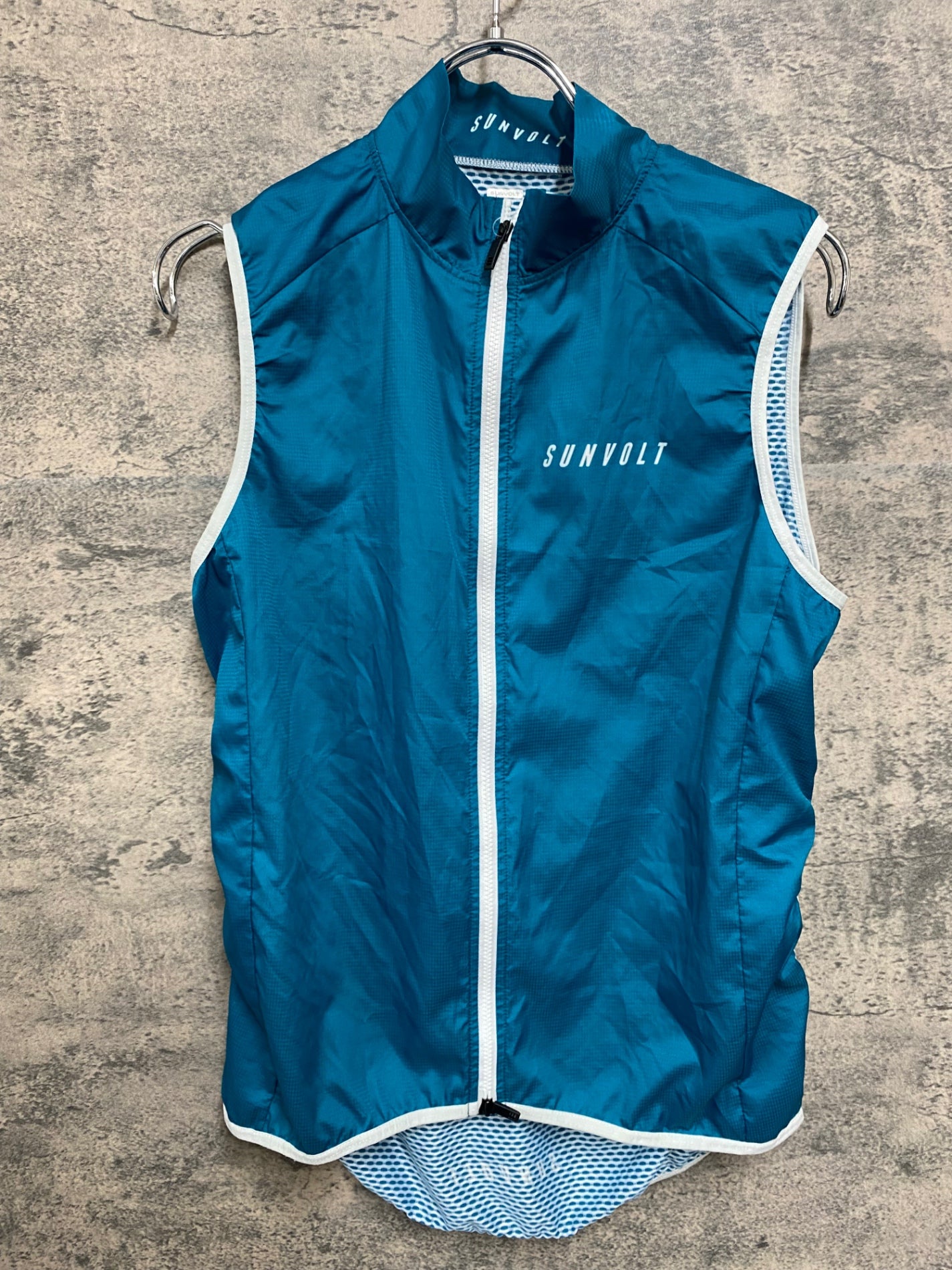 JC666 サンボルト SUNVOLT サイクルベスト ジレ ターコイズ L