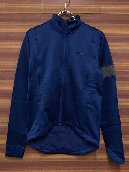 IP737 ラファ Rapha WINTER JERSEY 長袖サイクルジャージ 紺 S 裏起毛