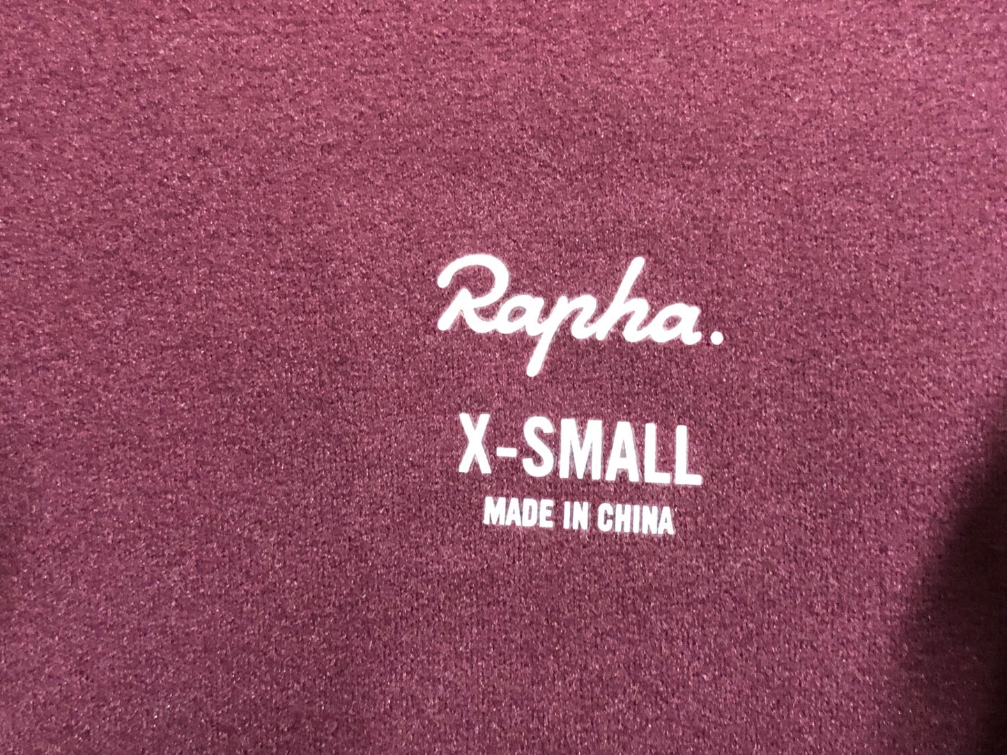 HV421 ラファ Rapha LONG SLEEVE CORE JERSEY 長袖 サイクルジャージ XS バーガンディ