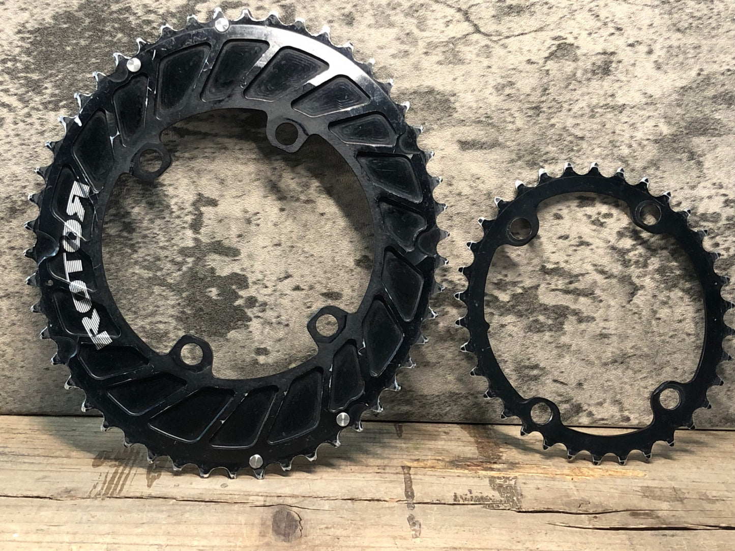 IV142 ROTOR ローター QRINGS 50/34T チェーンリング PCD110 11速 2枚セット
