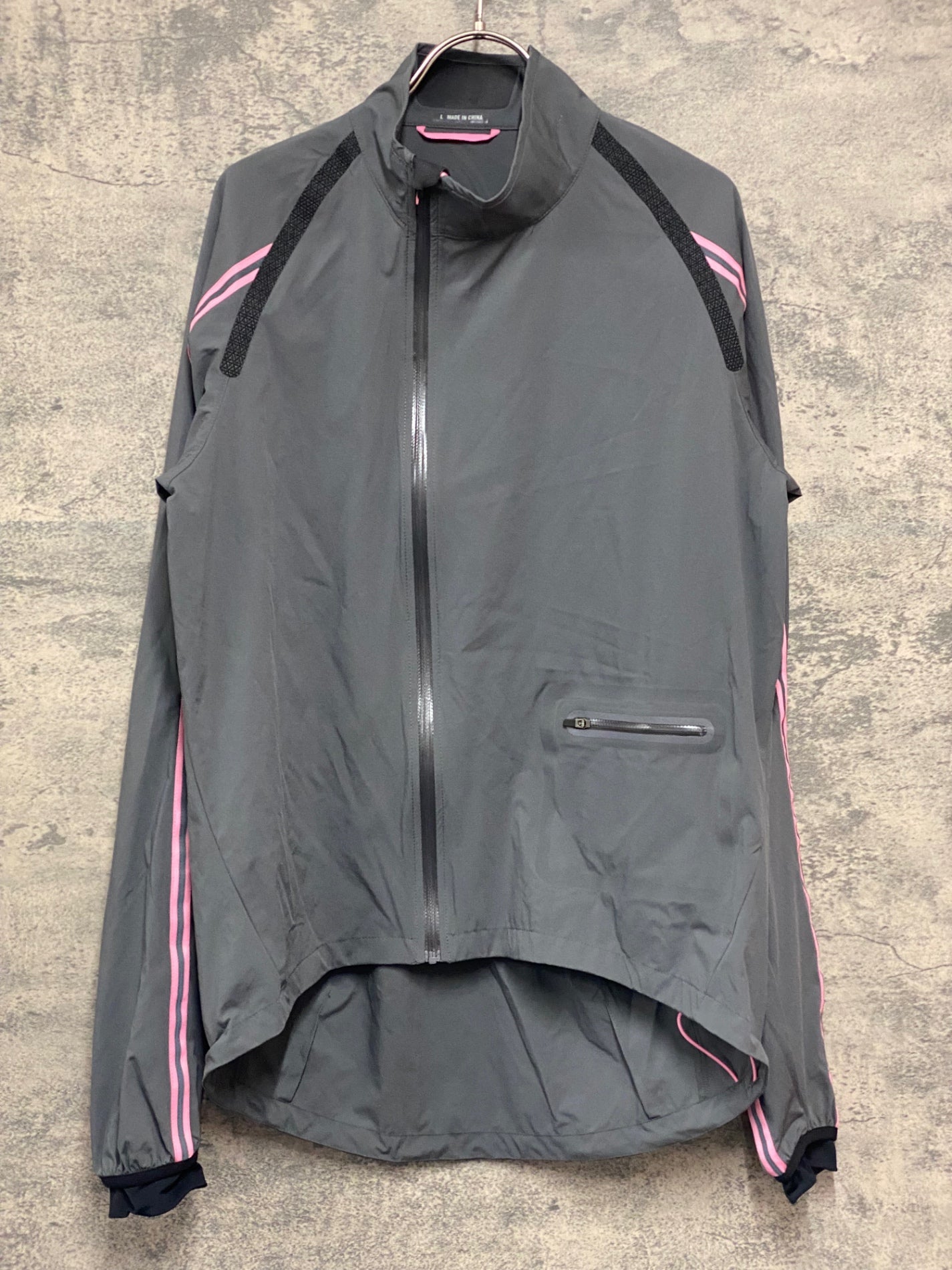 IZ840 ラファ Rapha クラシックウィンドジャケット CLASSIC WIND JACKET 長袖 サイクルジャケット グレー L