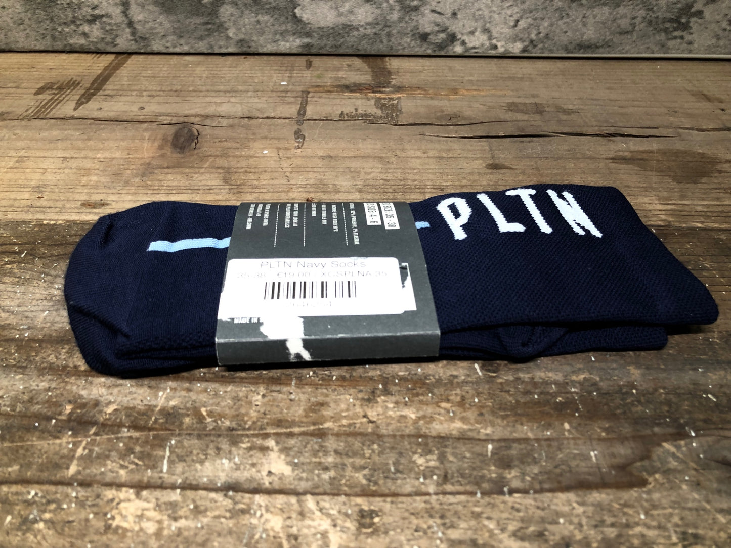 IO487 プロトンド パリ PELOTON DE PARIS ソックス 靴下 紺 US4~6 未使用品