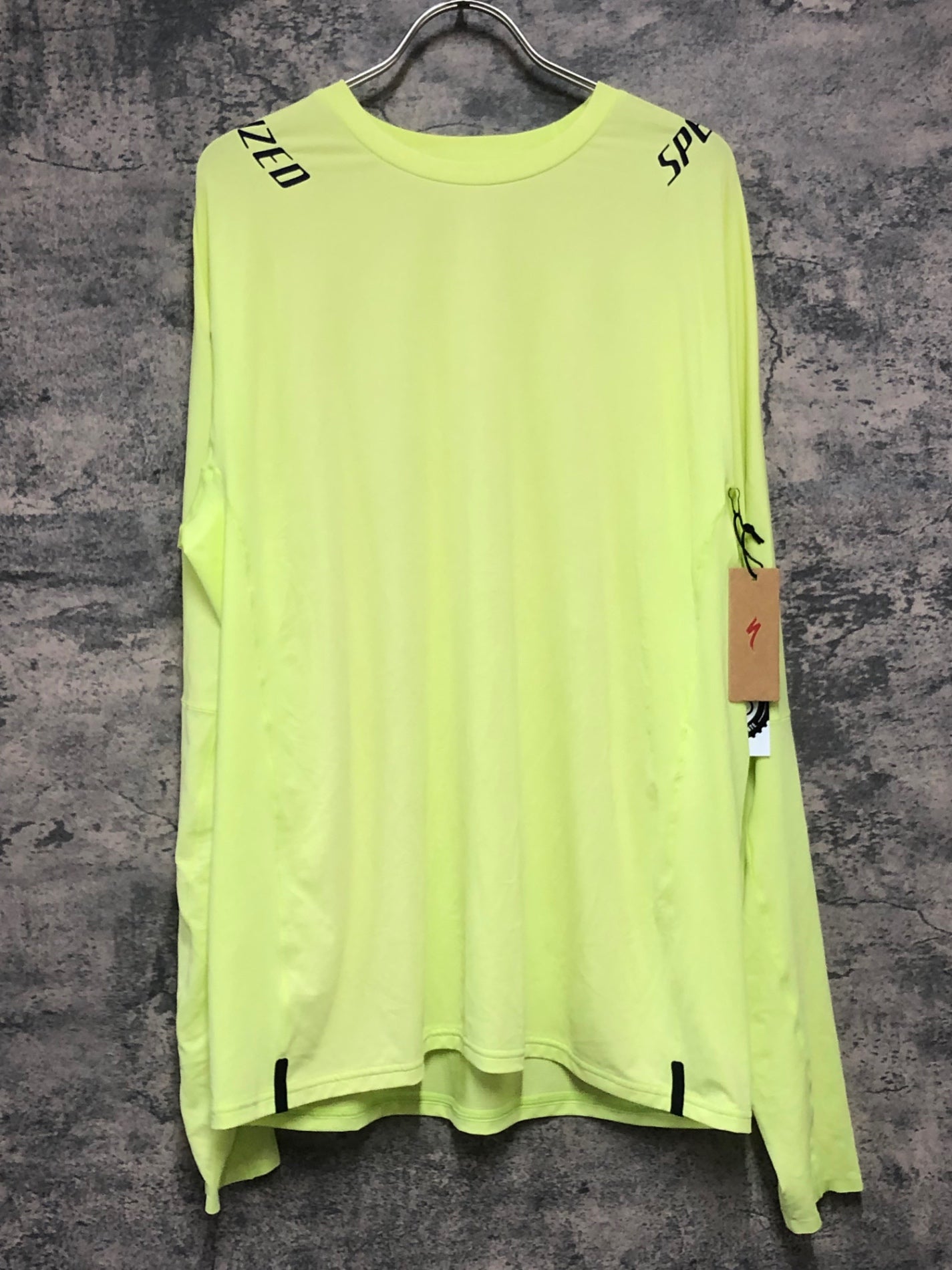 IY550 スペシャライズド SPECIALIZED 長袖 トレイルシャツ 白 黄色 M